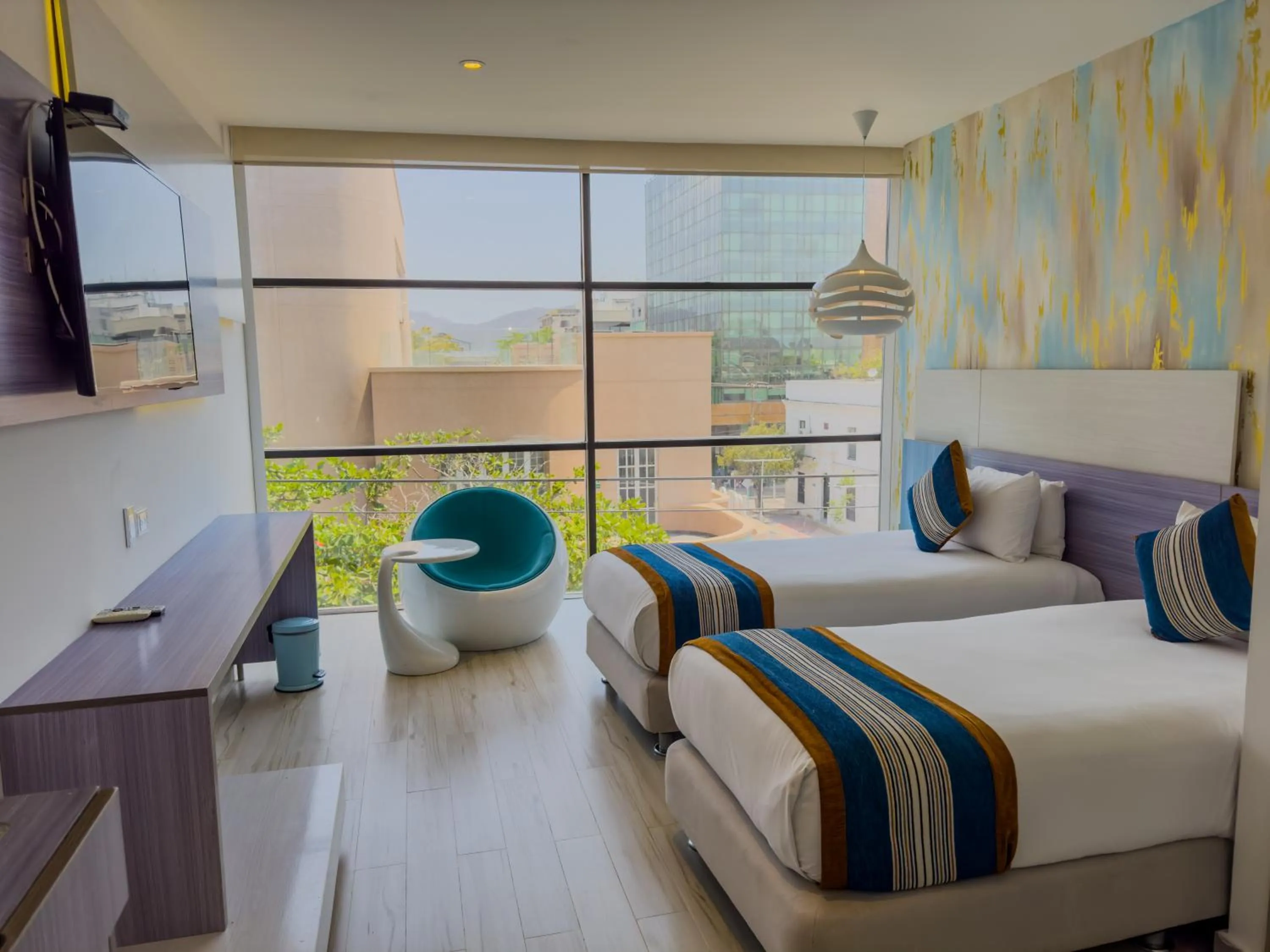 Bed in Hotel Catedral Plaza