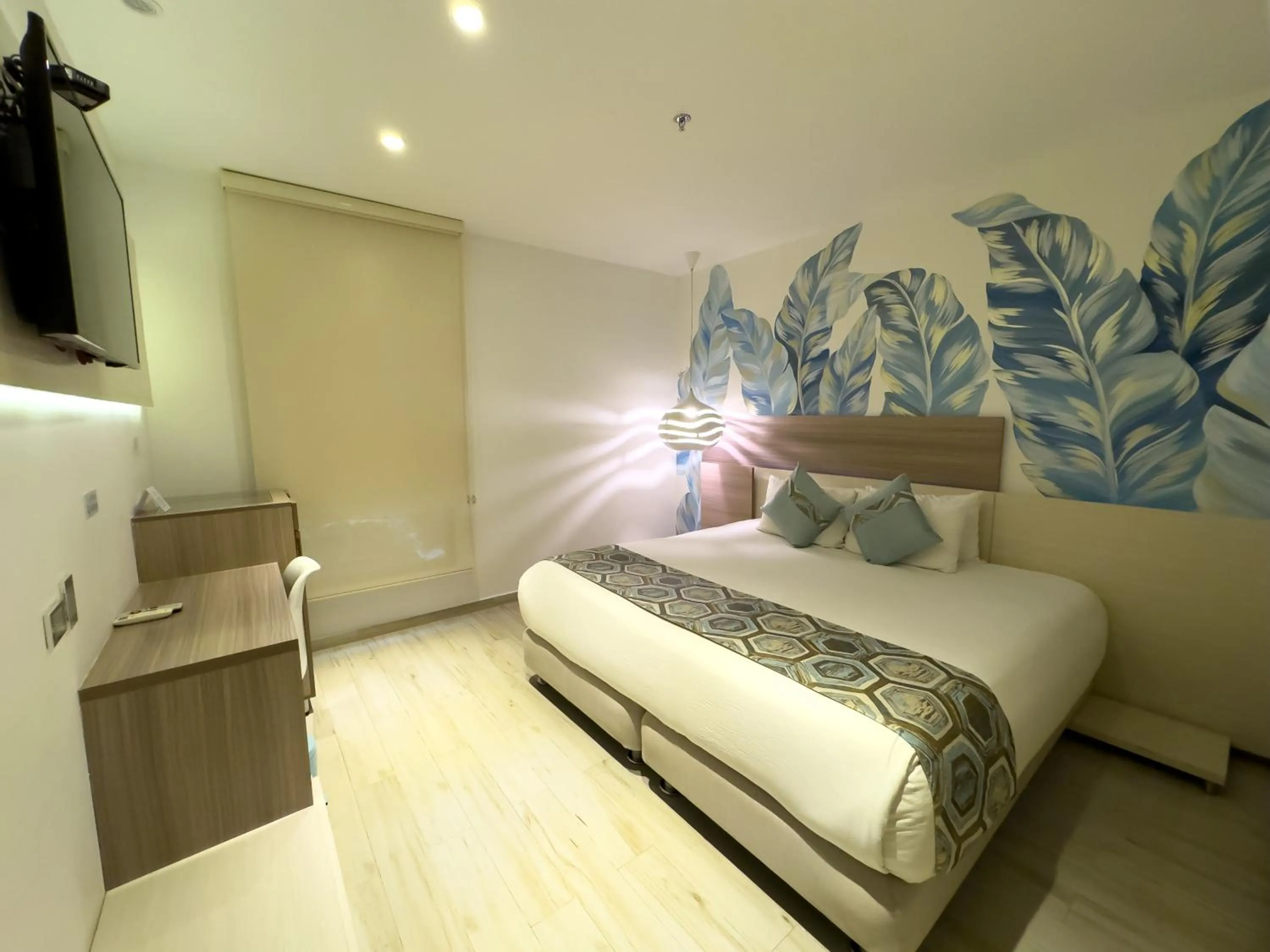 Bed in Hotel Catedral Plaza