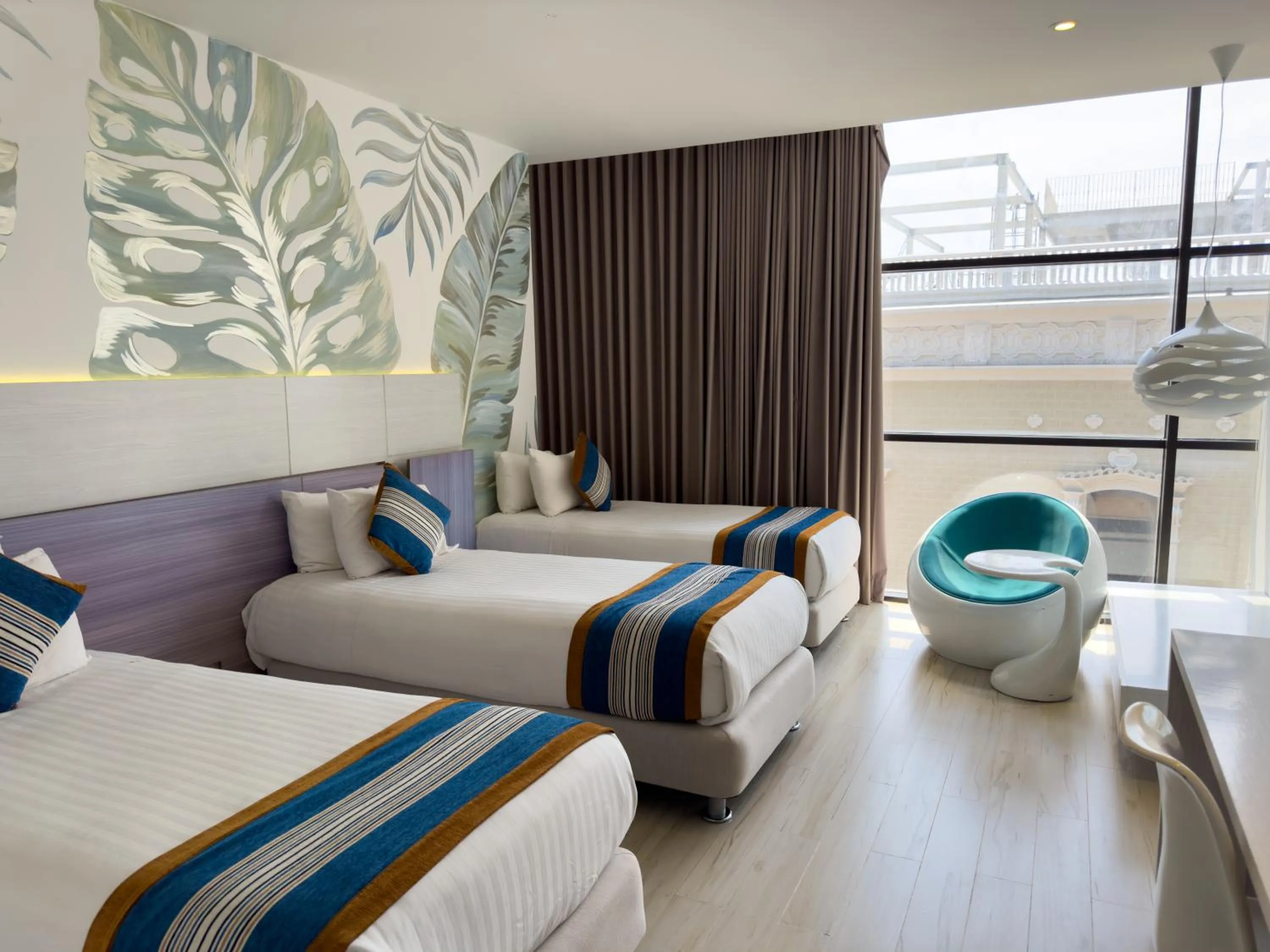 Bed in Hotel Catedral Plaza