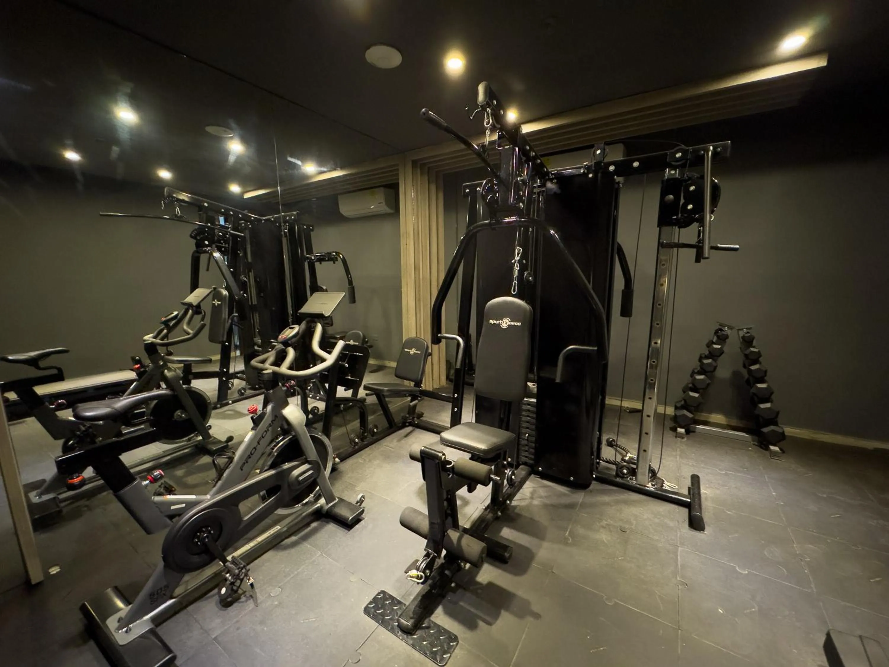 Fitness centre/facilities in Hotel Catedral Plaza