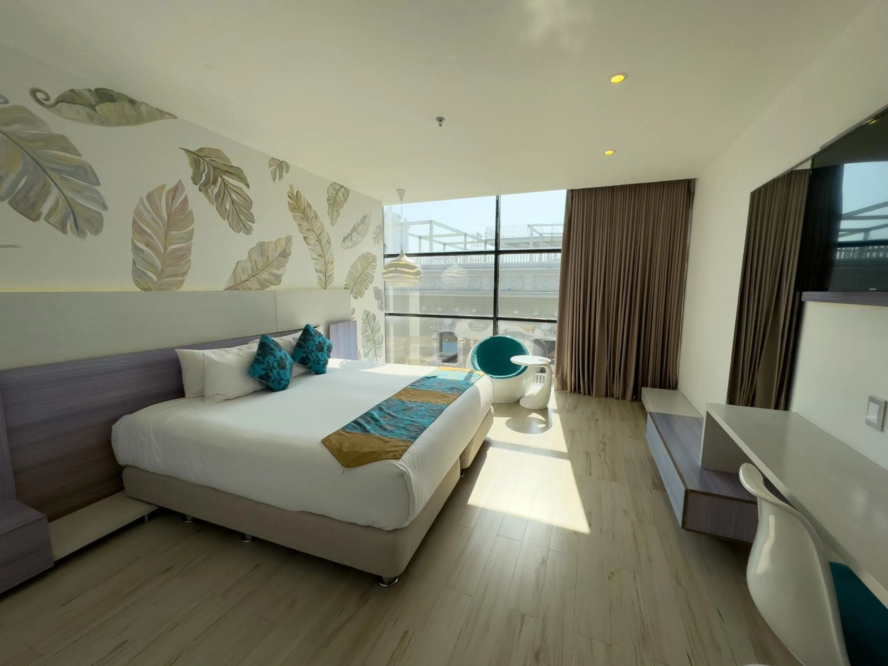 Bed in Hotel Catedral Plaza