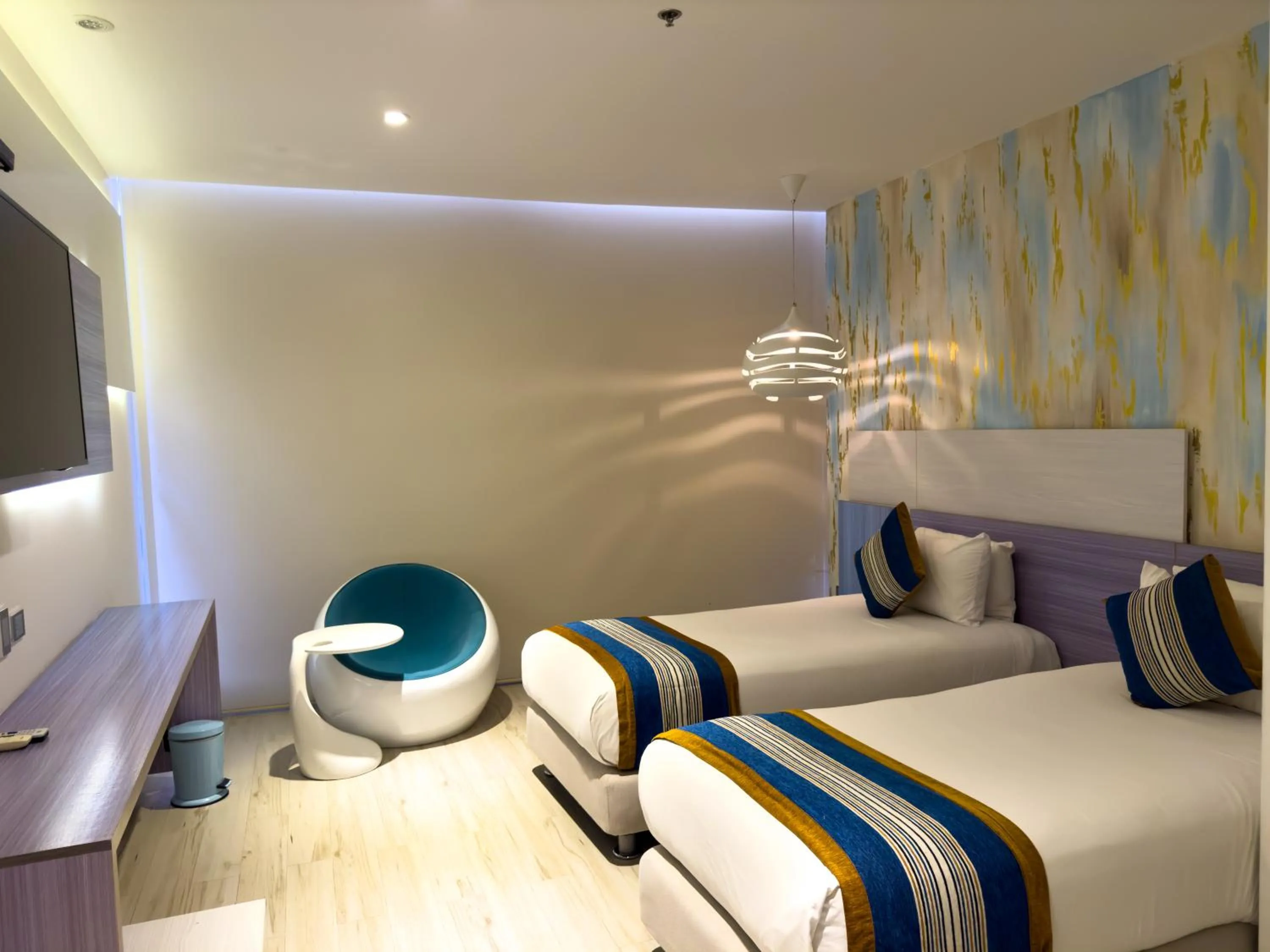 Bedroom, Bed in Hotel Catedral Plaza