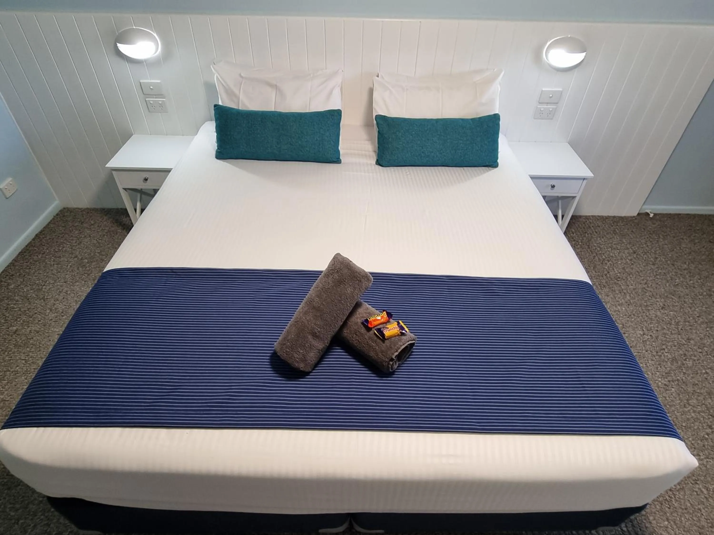 Bed in Koorawatha Homestead Motel