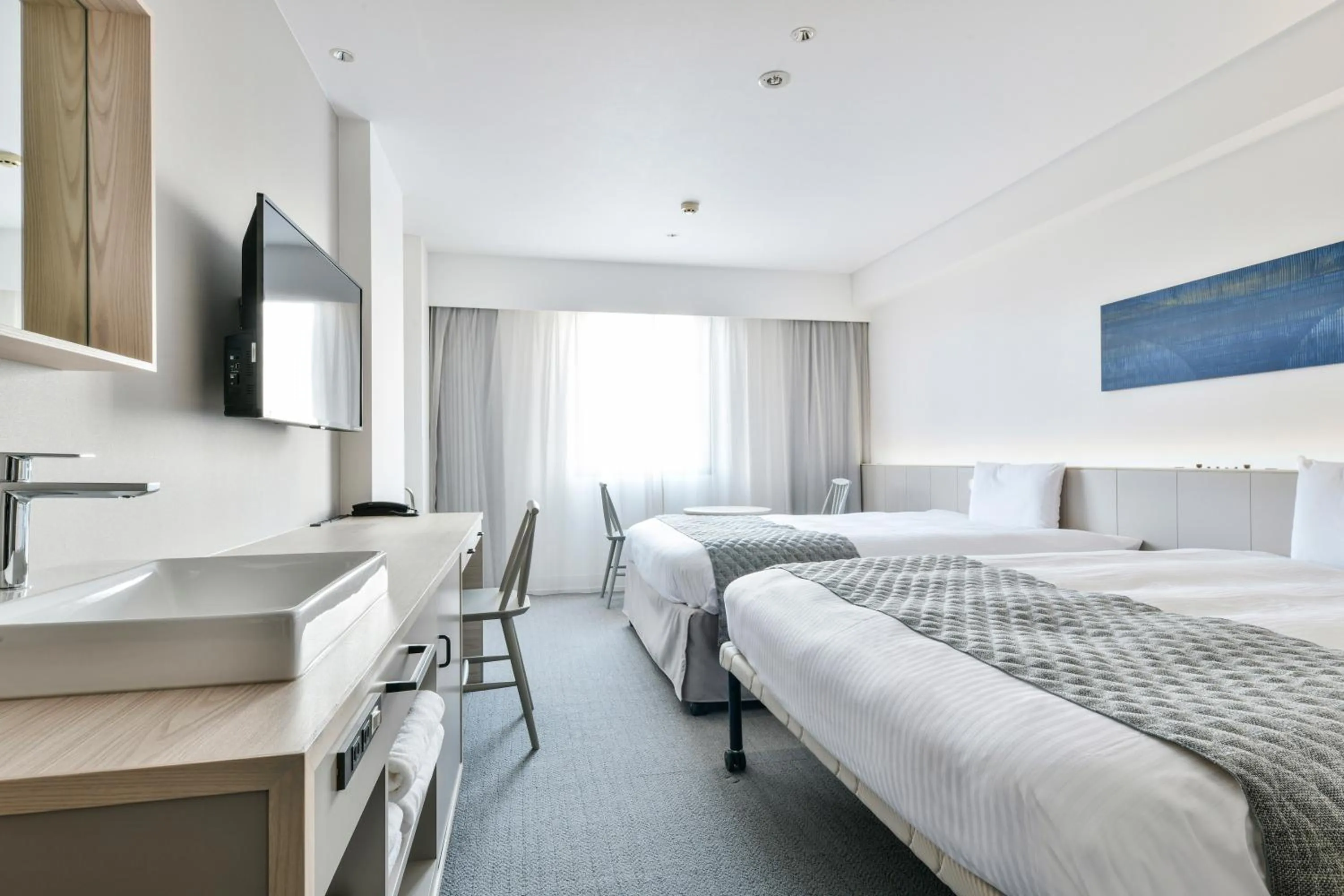 Bed in Vessel Hotel Fukuyama