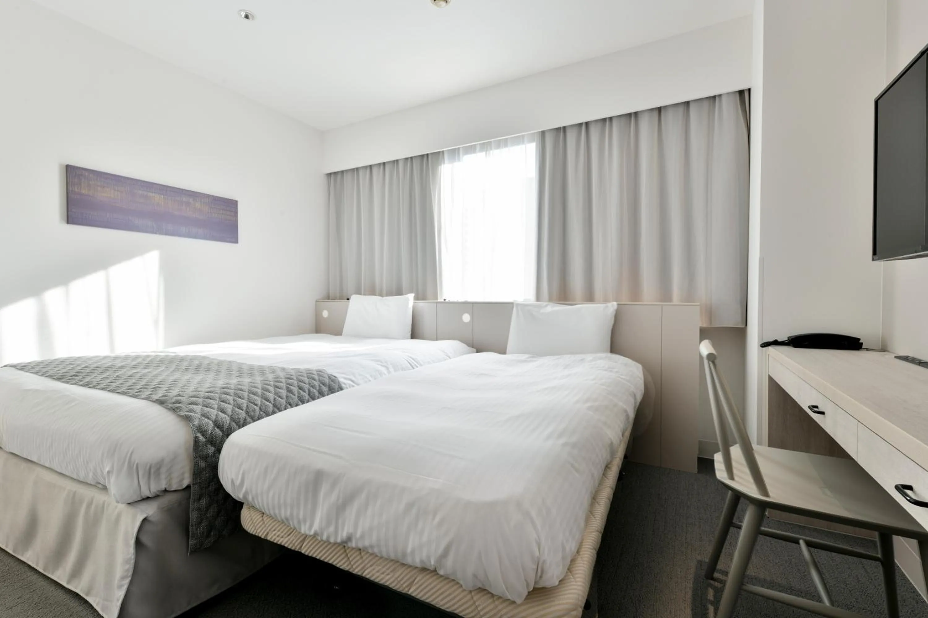 Bed in Vessel Hotel Fukuyama