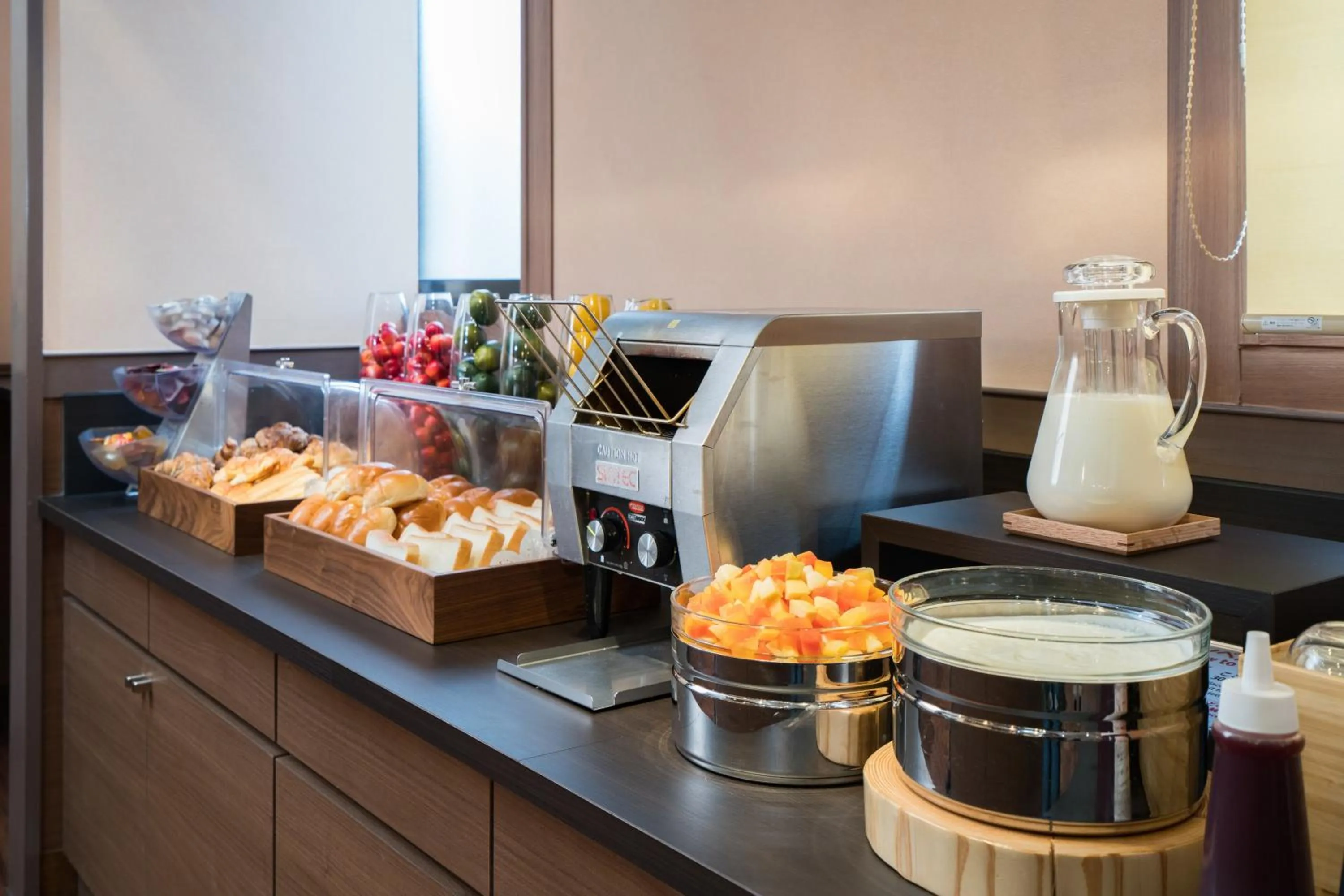 Buffet breakfast in Vessel Hotel Kurashiki