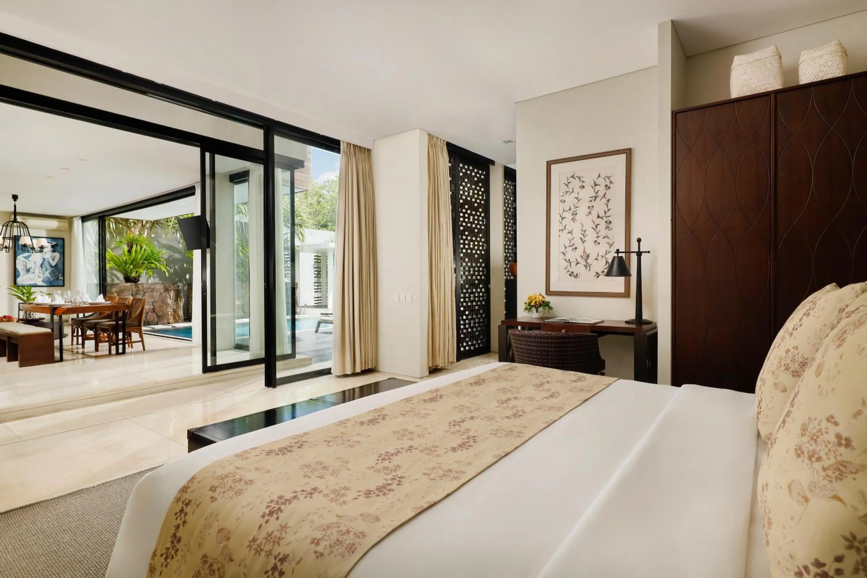 Bed in Vinila Villas by Nakula