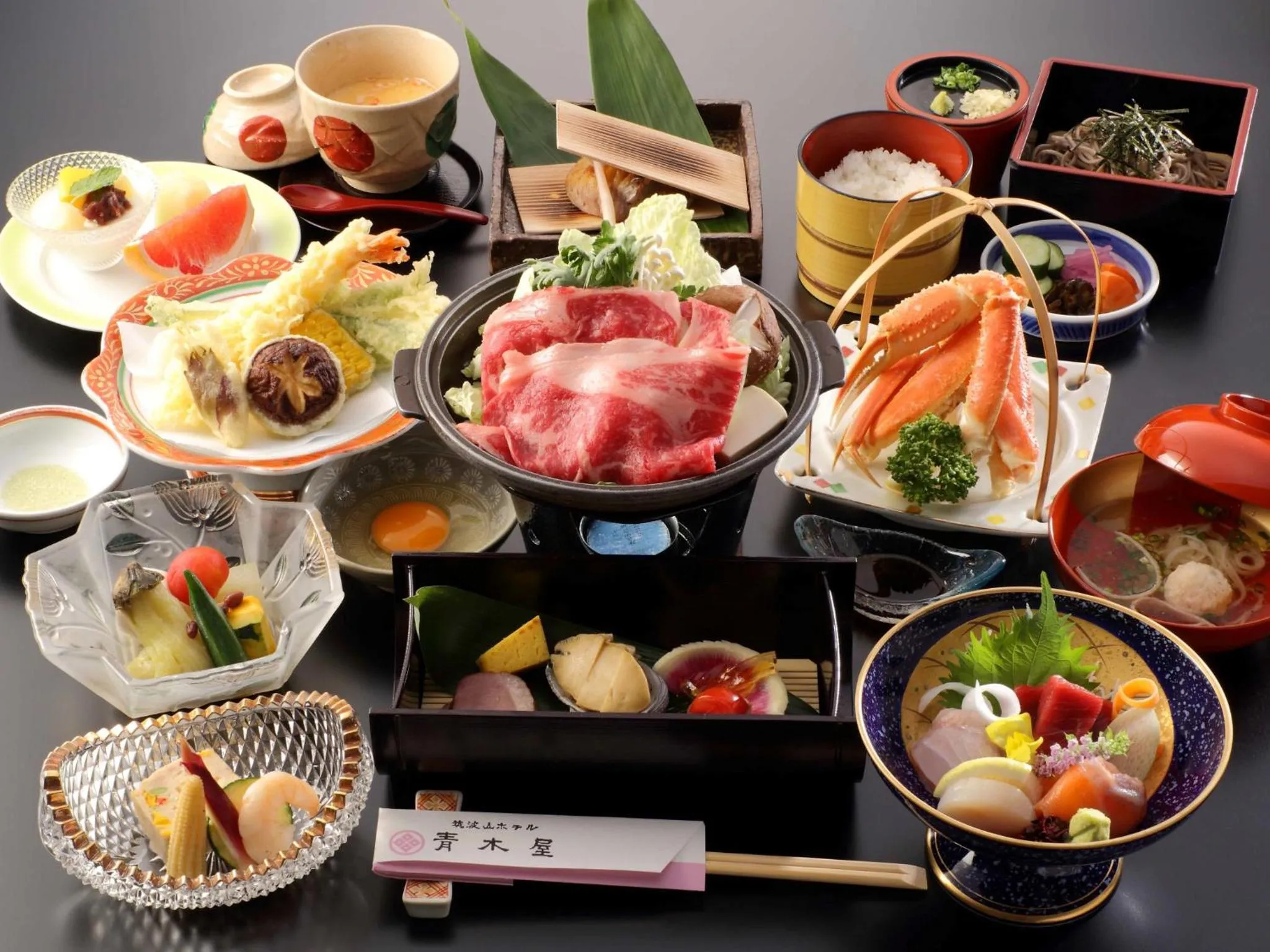 Food in Tsukubasan Hotel Aokiya