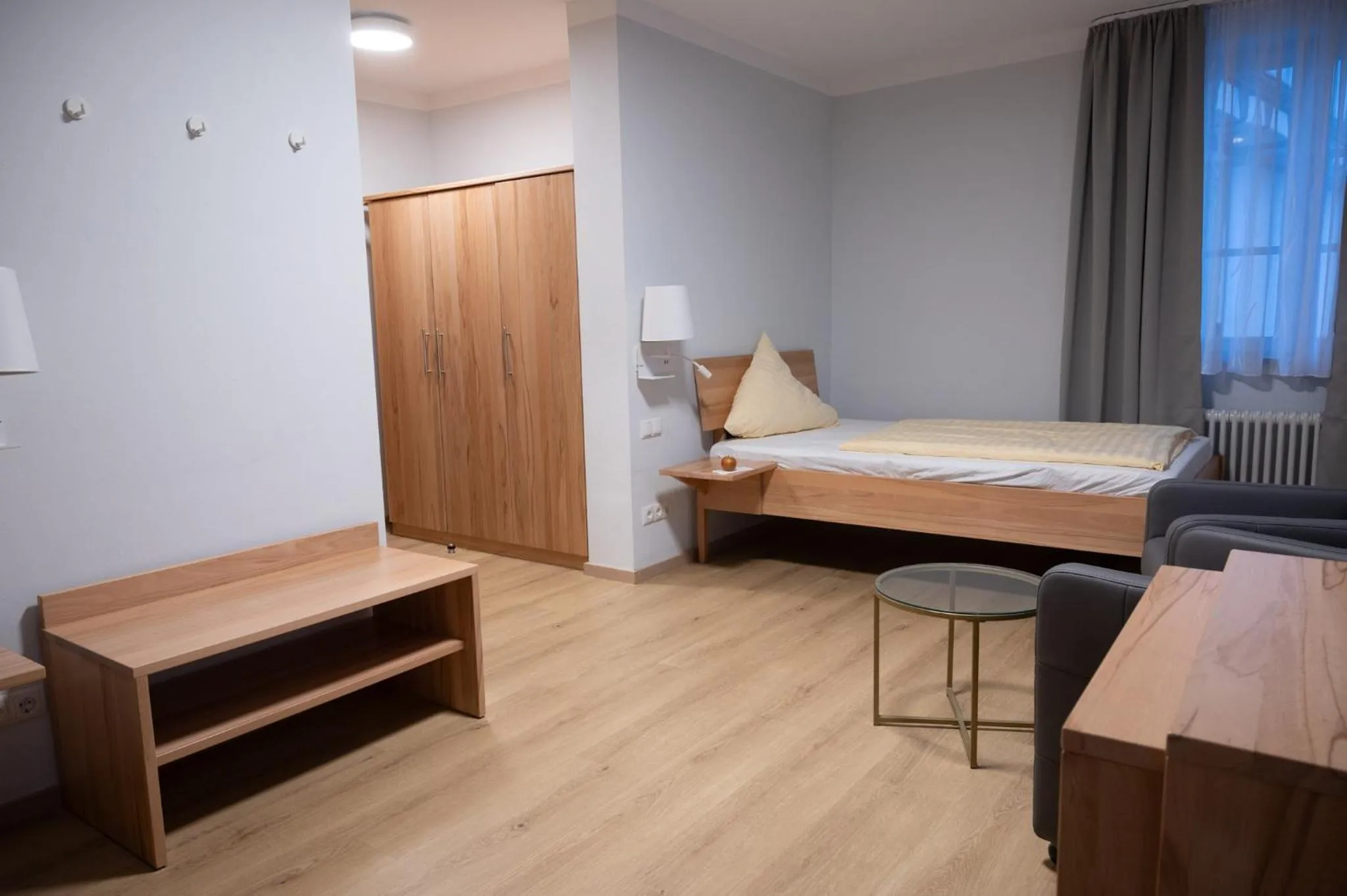 Seating area, Bed in Hotel & Café Ritter von Böhl