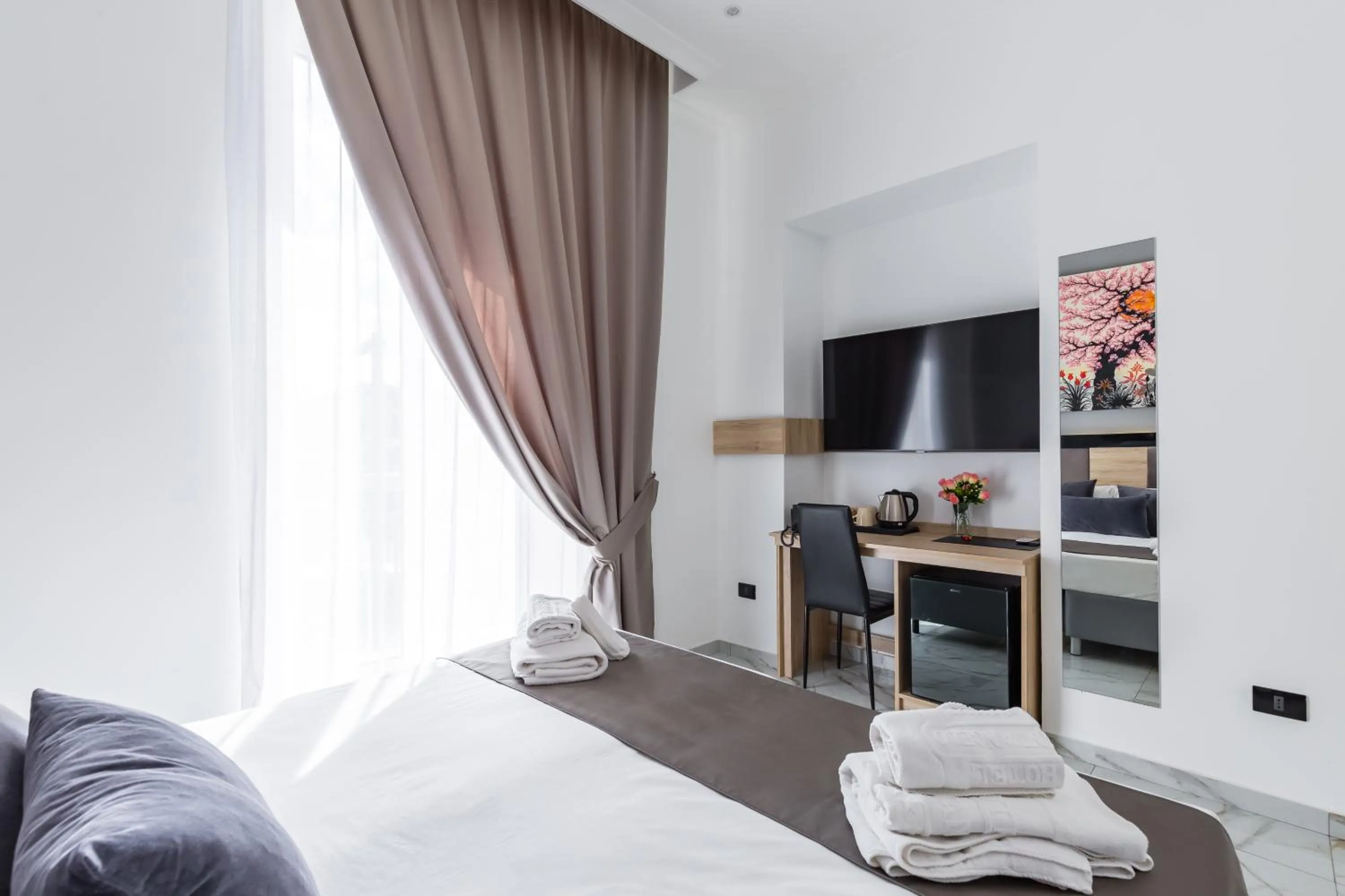 Bed in Hotel Sant'Angelo Palace