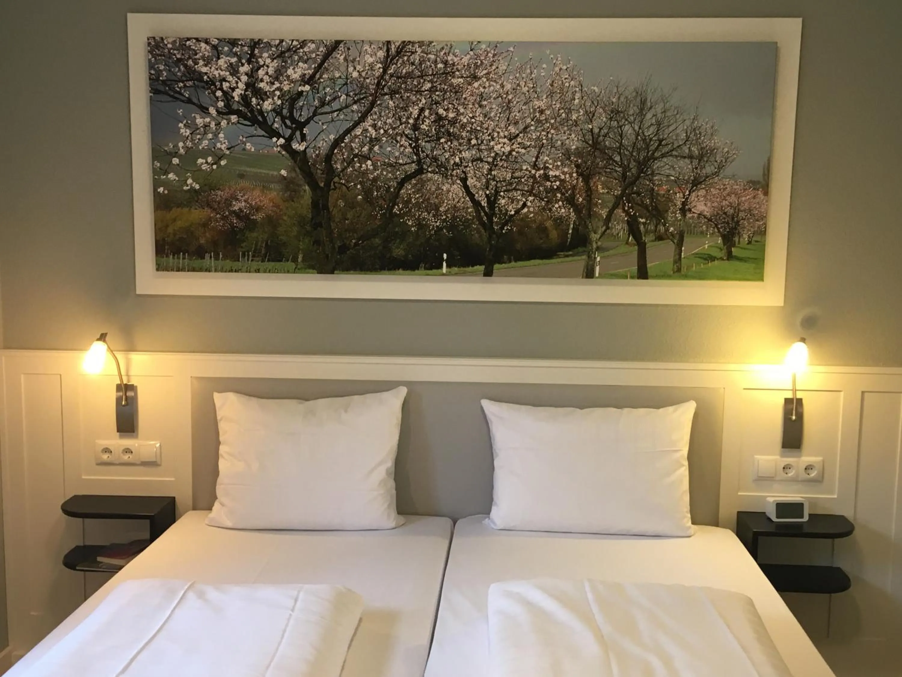 Photo of the whole room, Bed in Jugendstilhotel Trifels