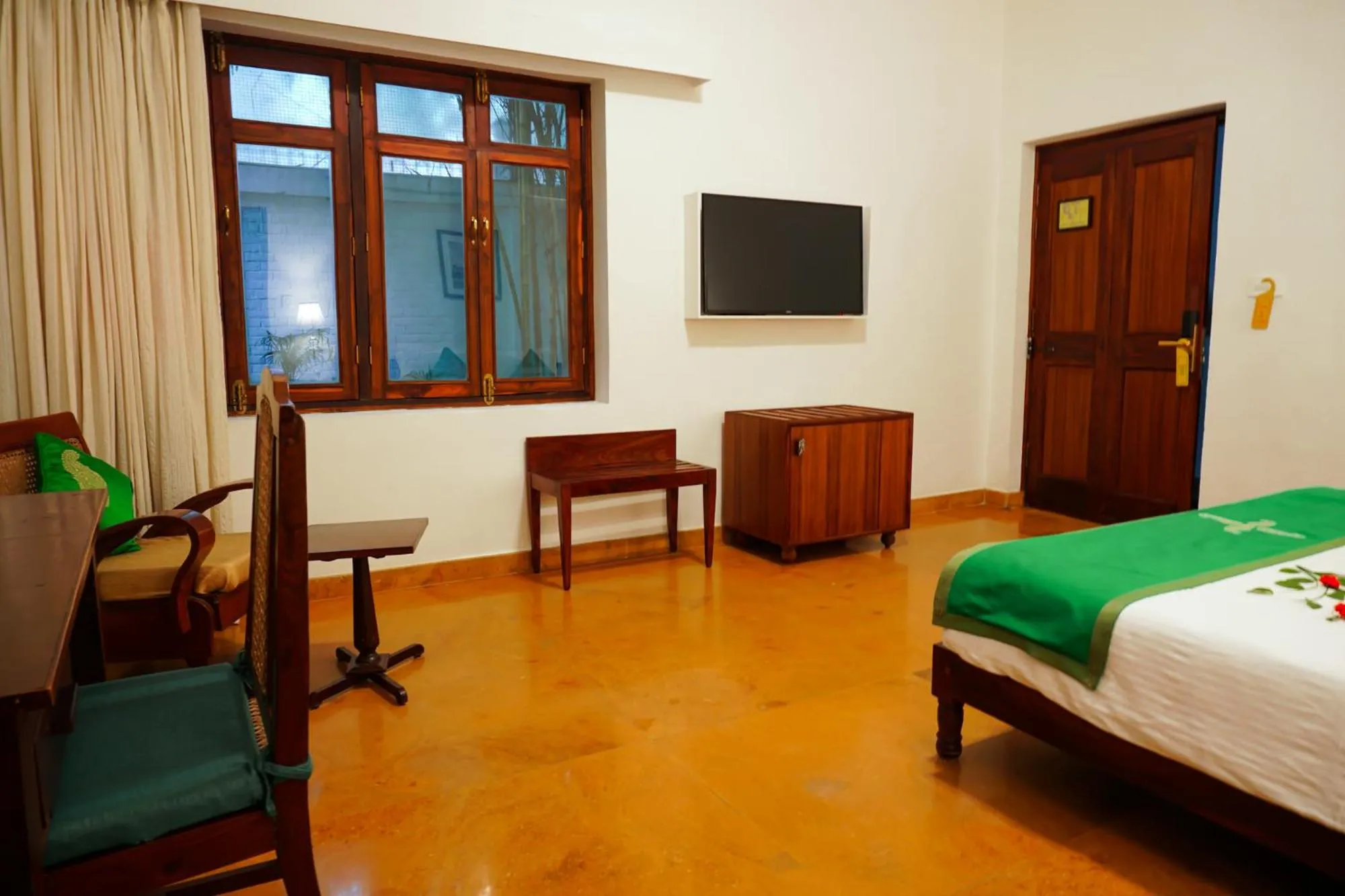 View (from property/room), Bed in Saraca Hotel Lucknow