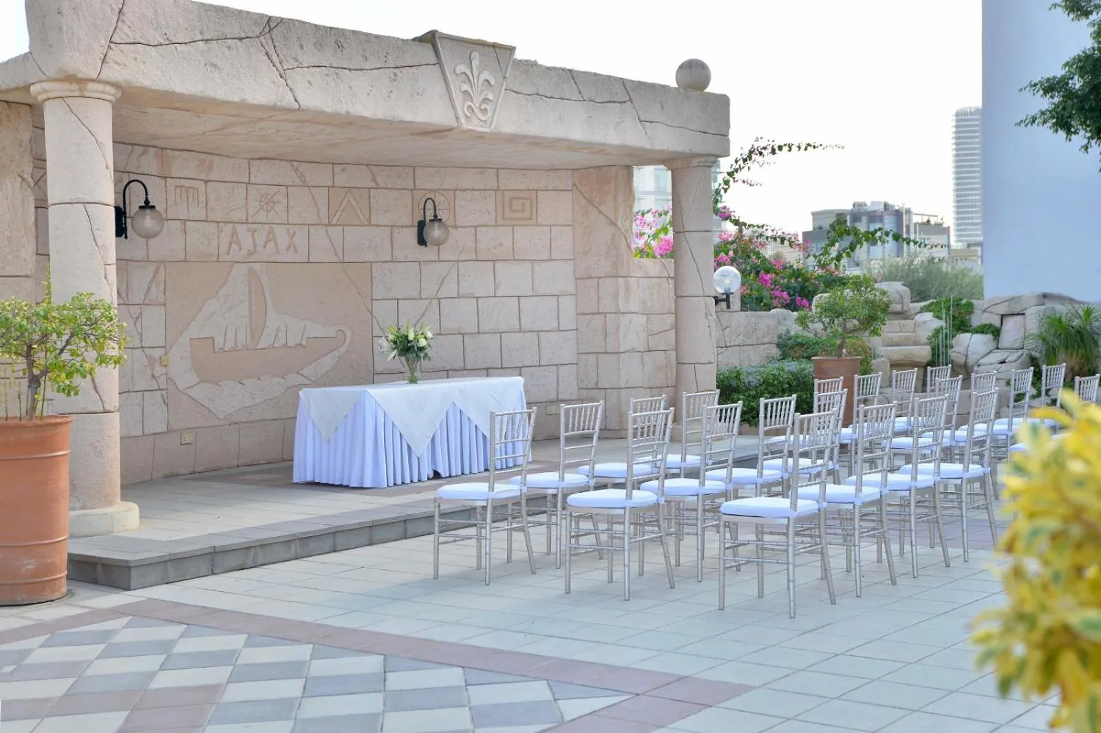 wedding in Ajax Hotel