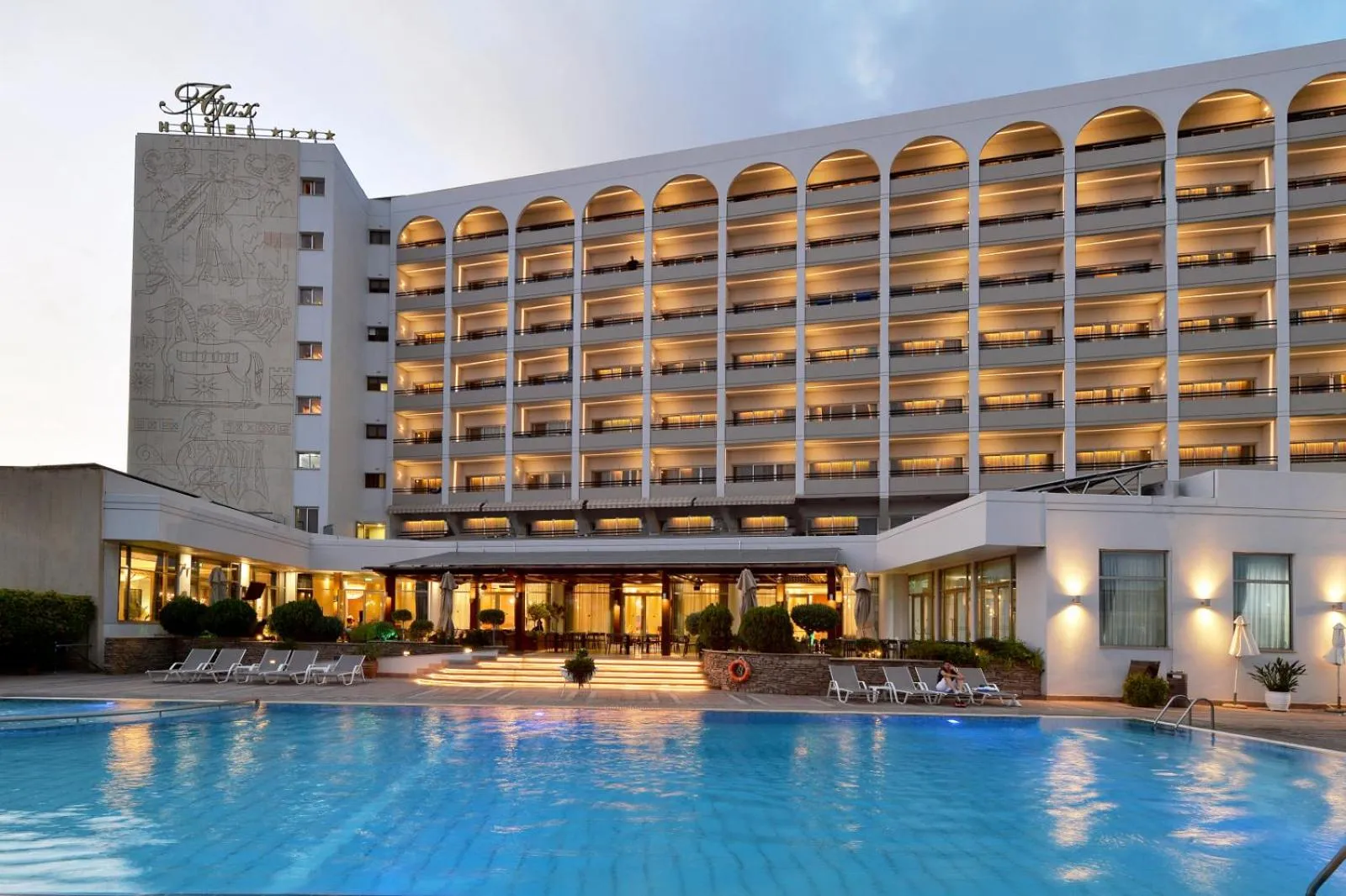 Property building in Ajax Hotel