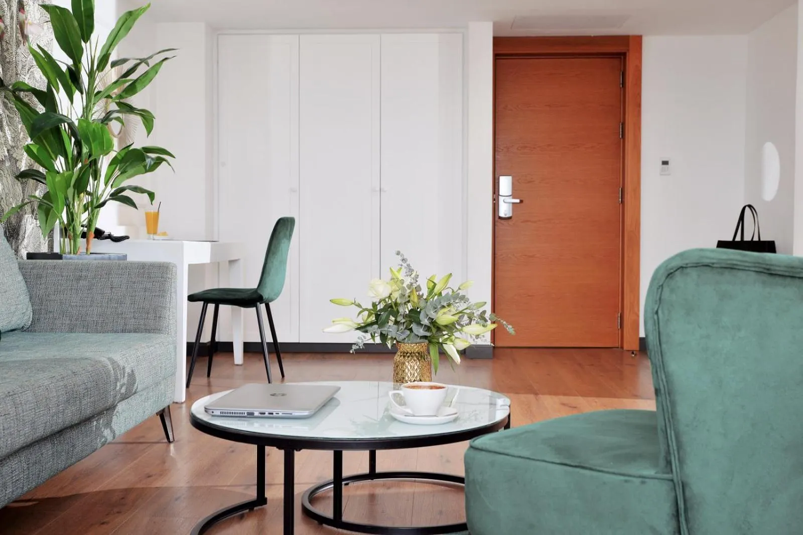 Seating area in Ajax Hotel