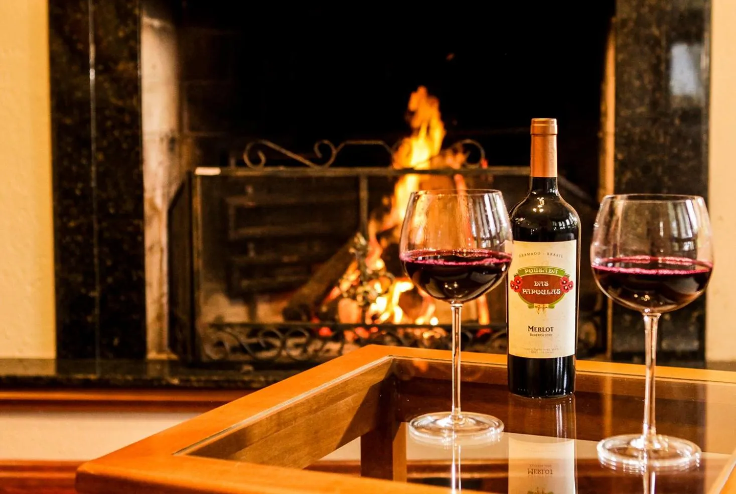 Winter in Pousada Das Papoulas