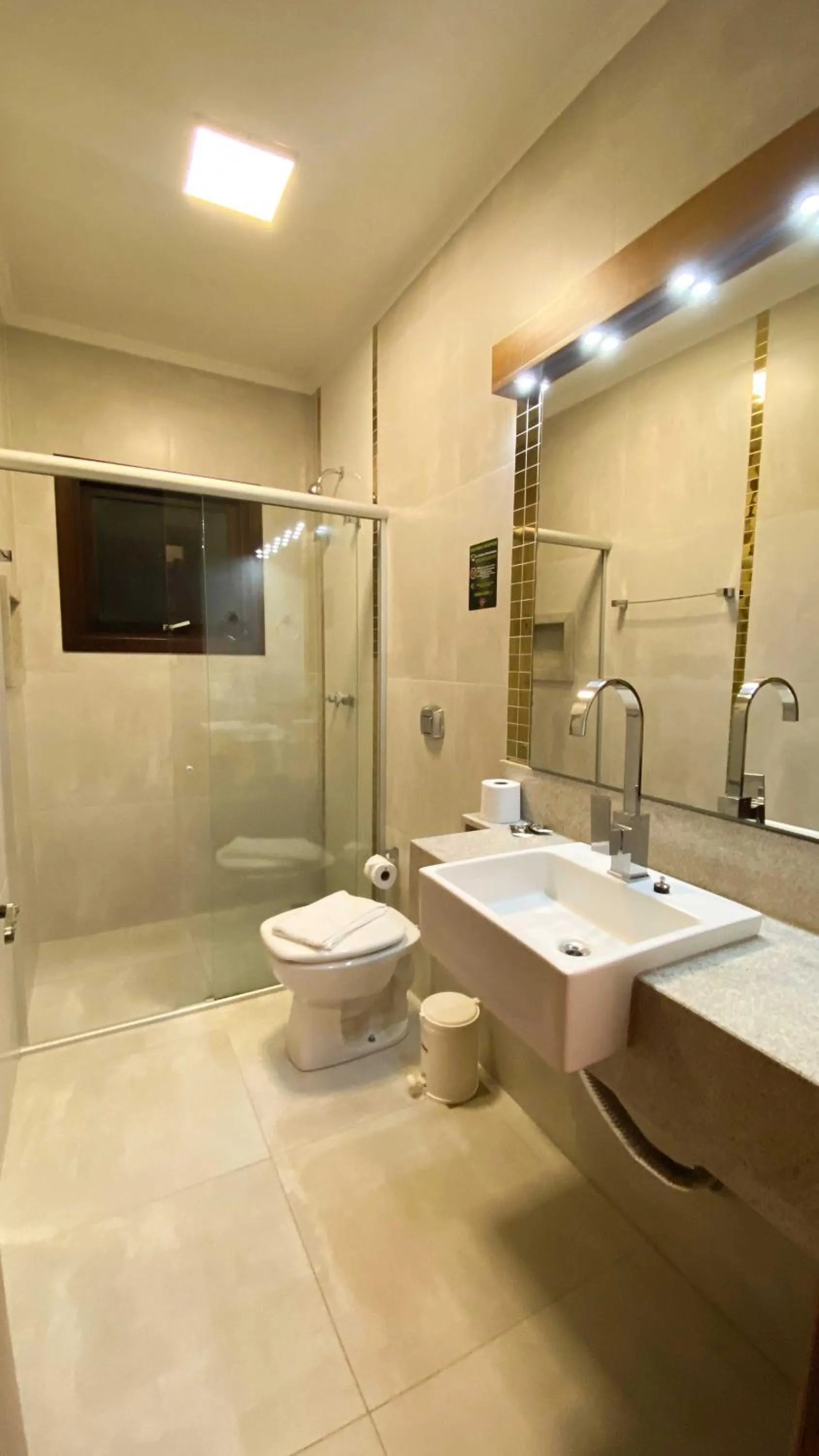 Bathroom in Pousada Das Papoulas