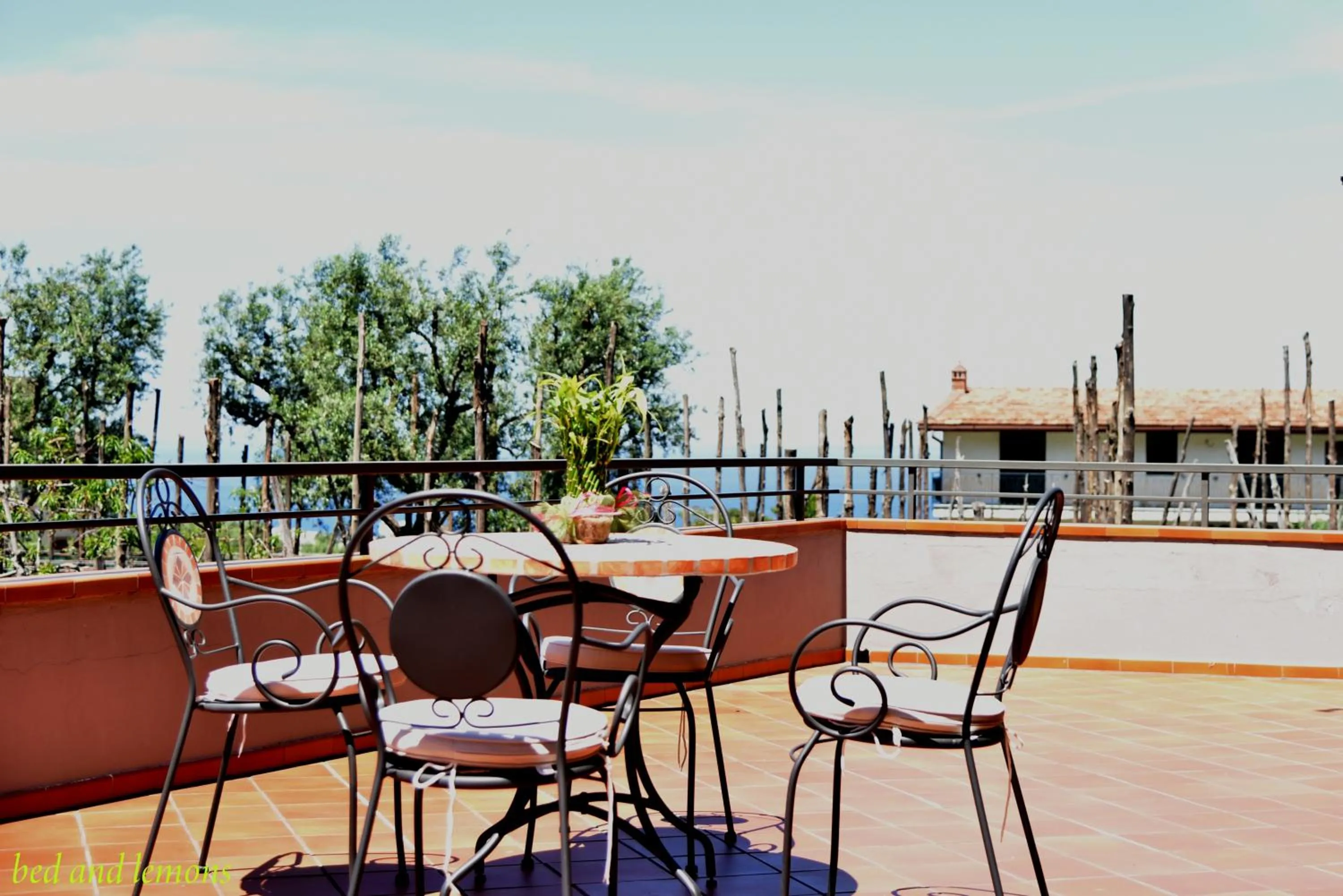 Balcony/Terrace in Bed and Lemons