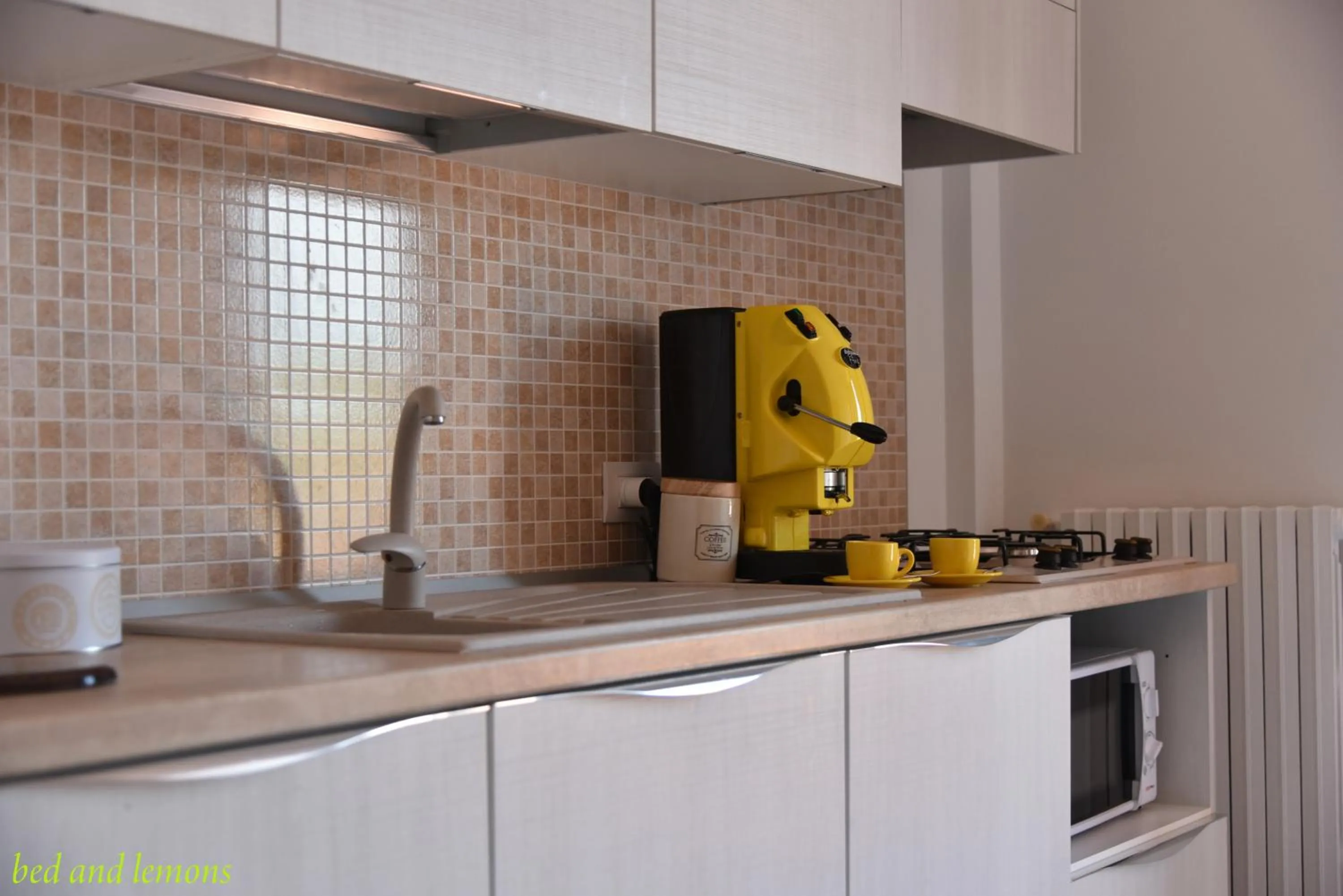 Kitchen or kitchenette in Bed and Lemons