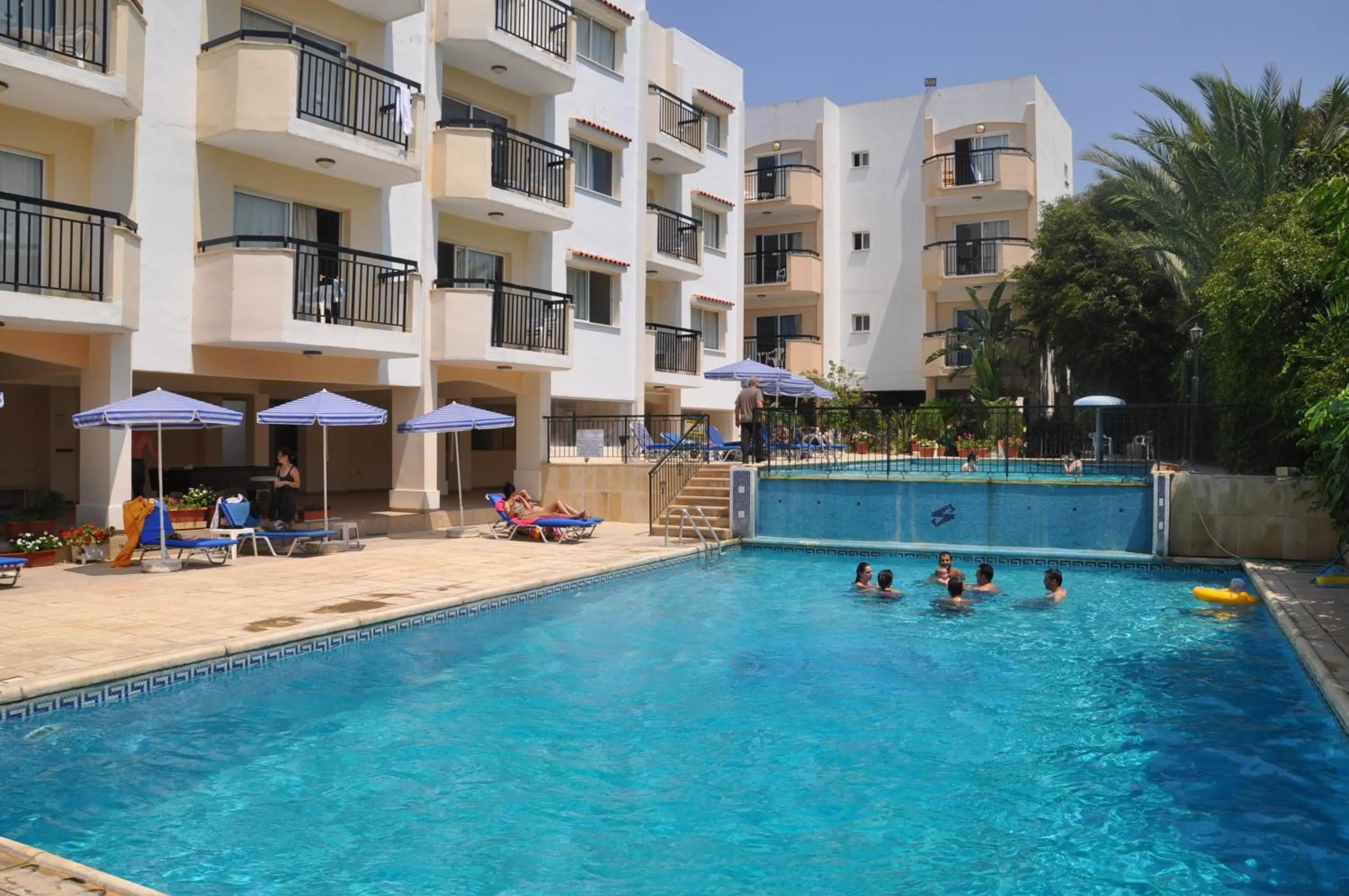 Swimming pool in Mariela Hotel Apartments