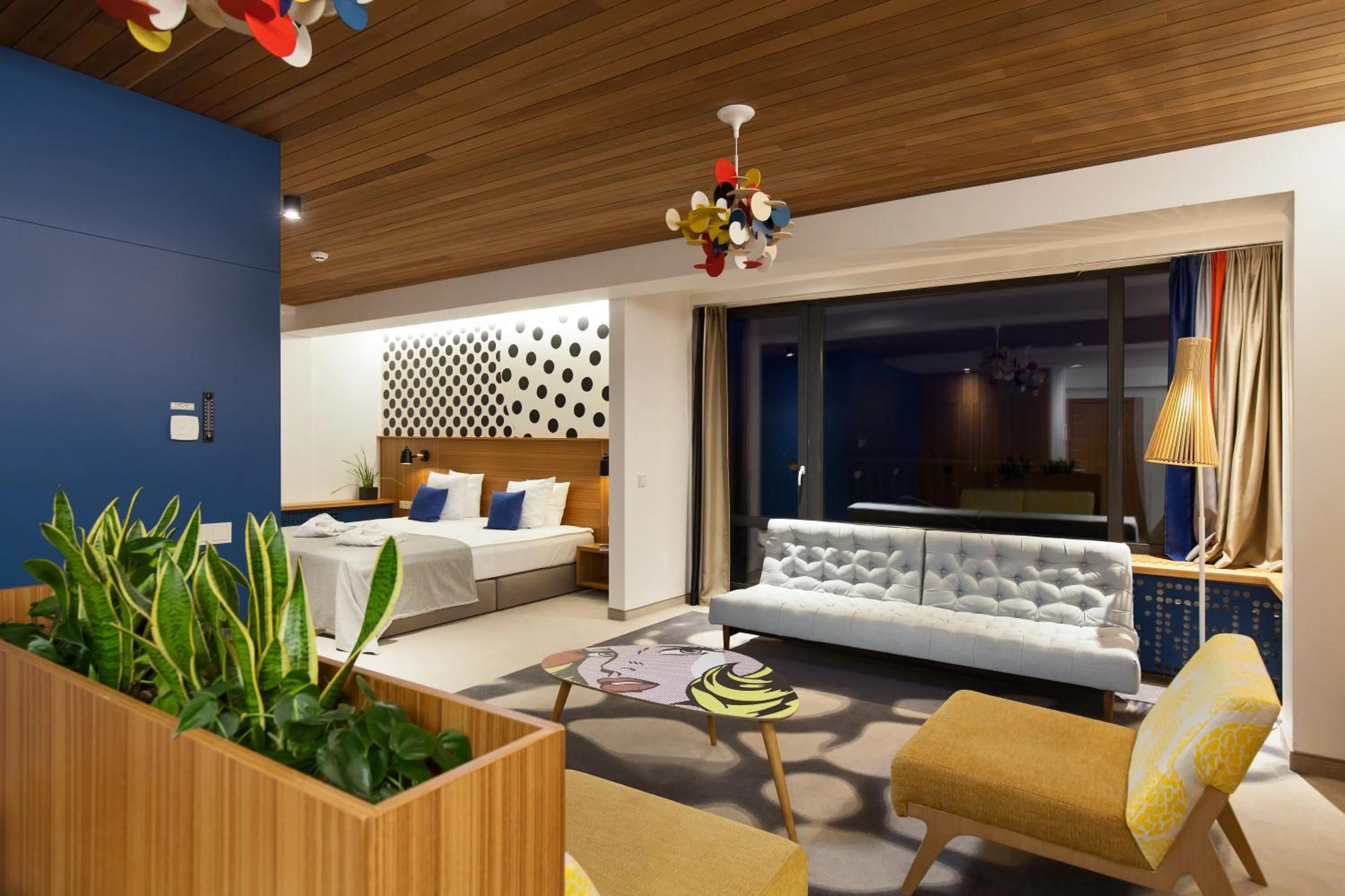 Bed in Vytautas Mineral SPA