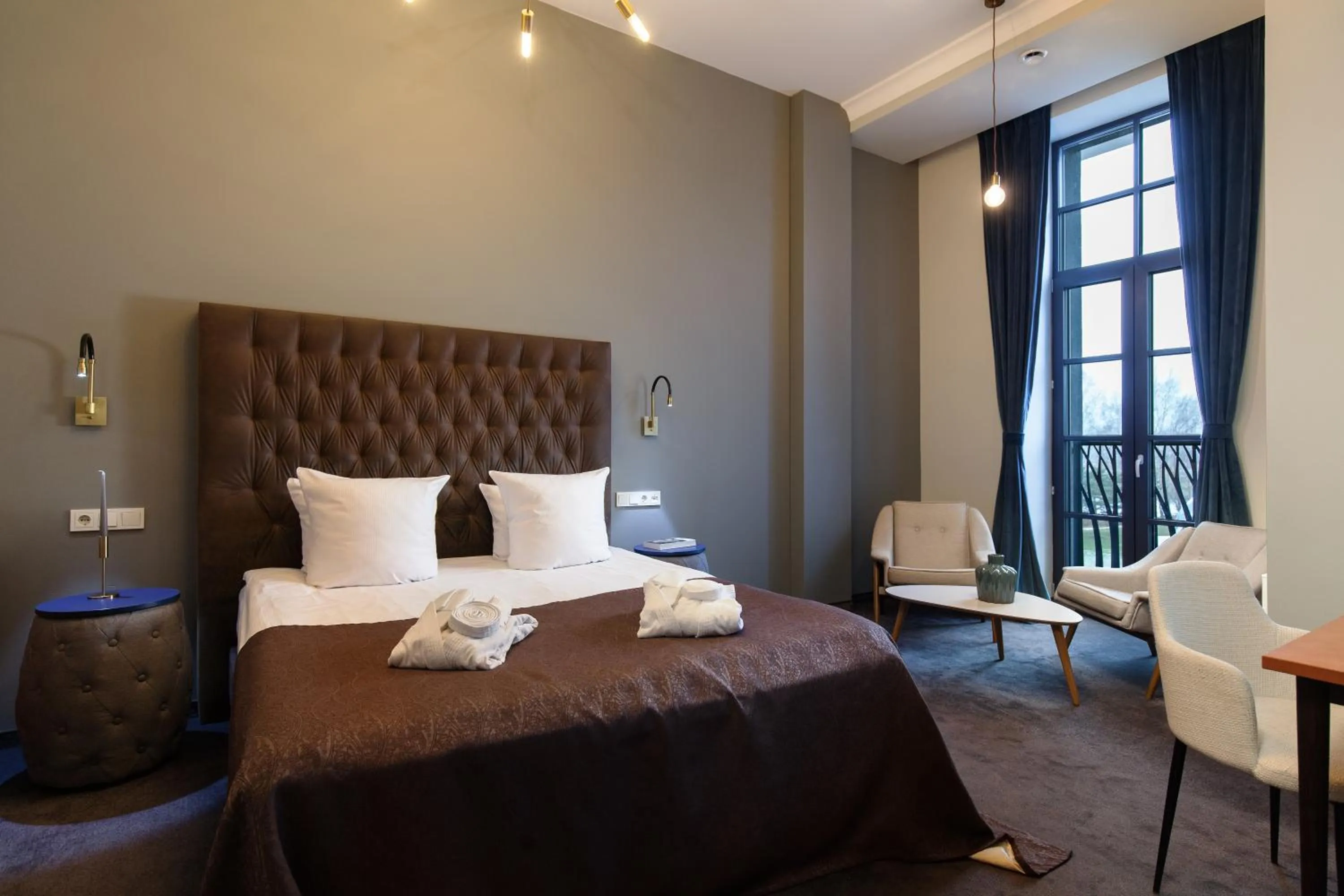 Bed in Vytautas Mineral SPA