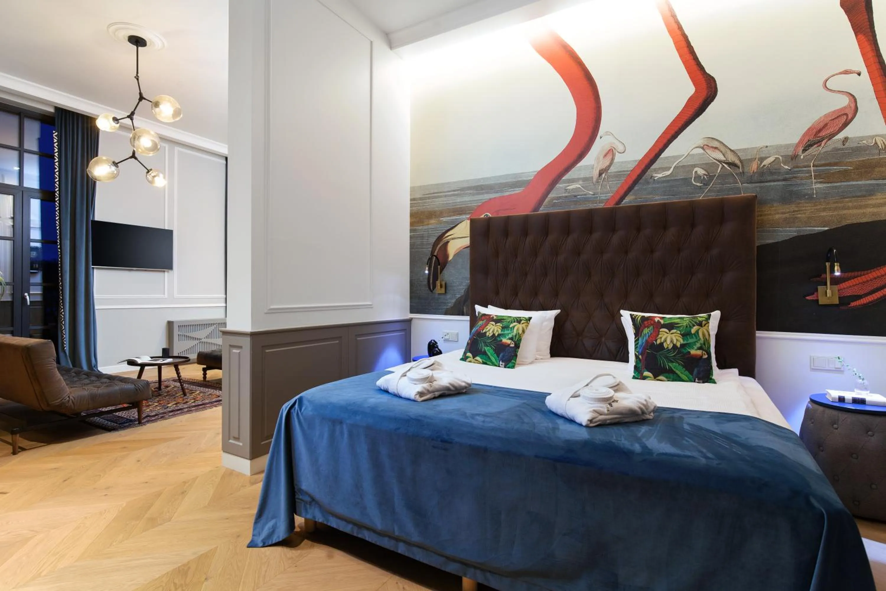 Bed in Vytautas Mineral SPA