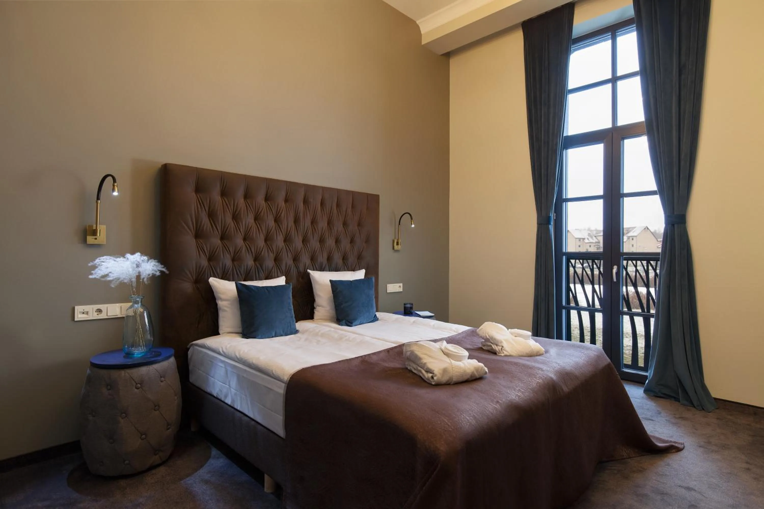 Bed in Vytautas Mineral SPA