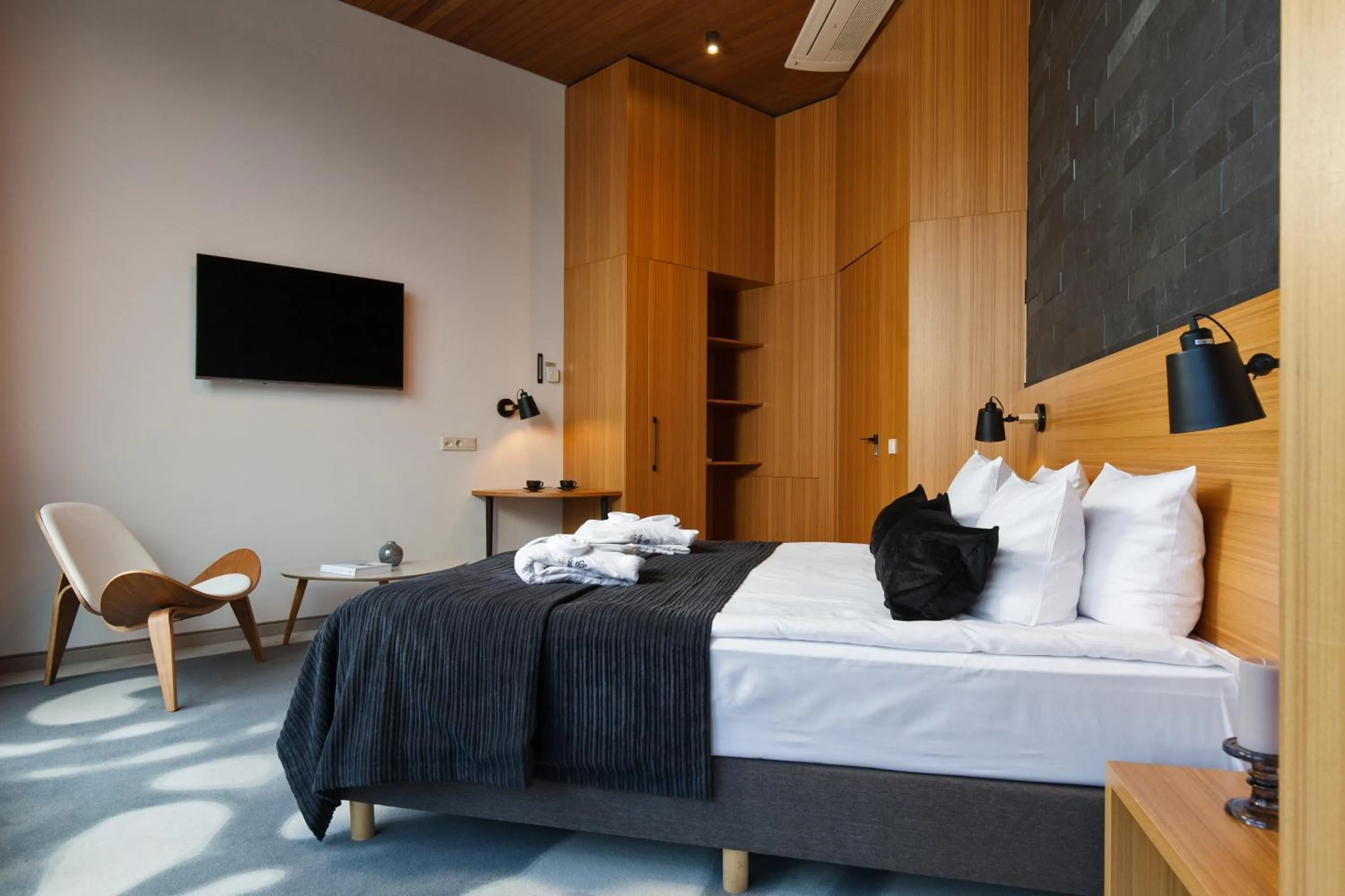 Bed in Vytautas Mineral SPA