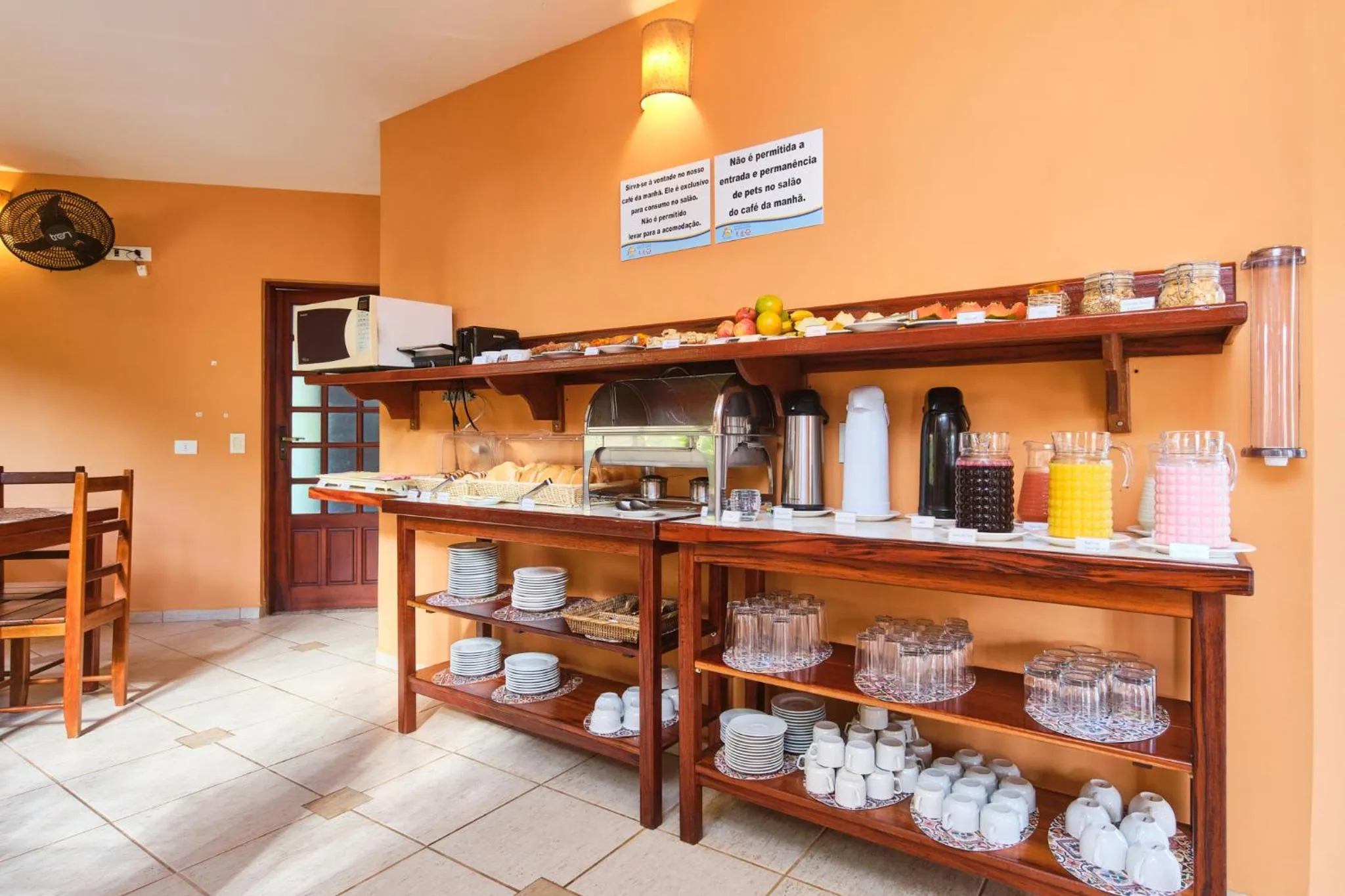 Breakfast in Pousada Recanto Montecarlo