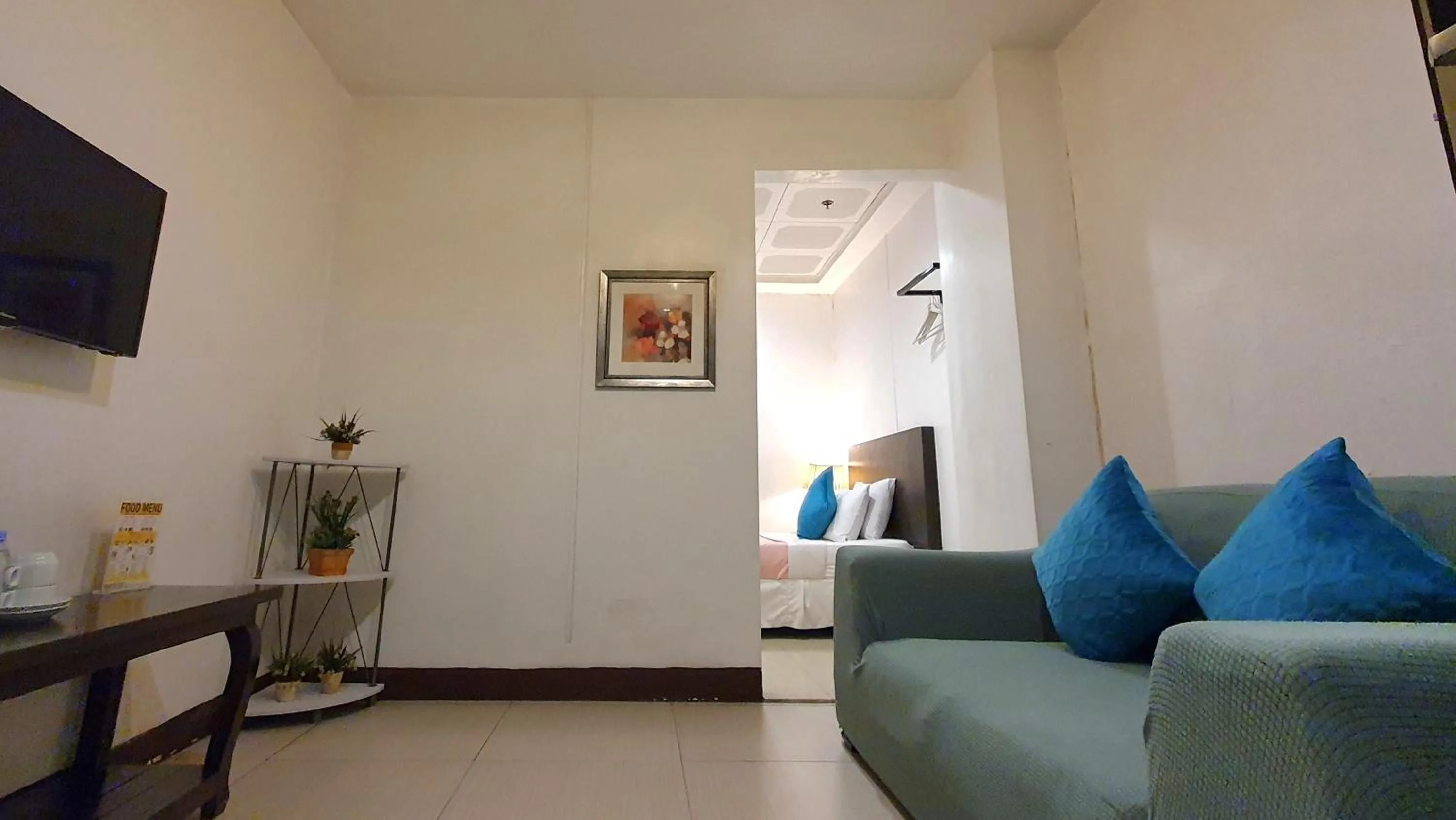 Seating area in A Hotel Baguio