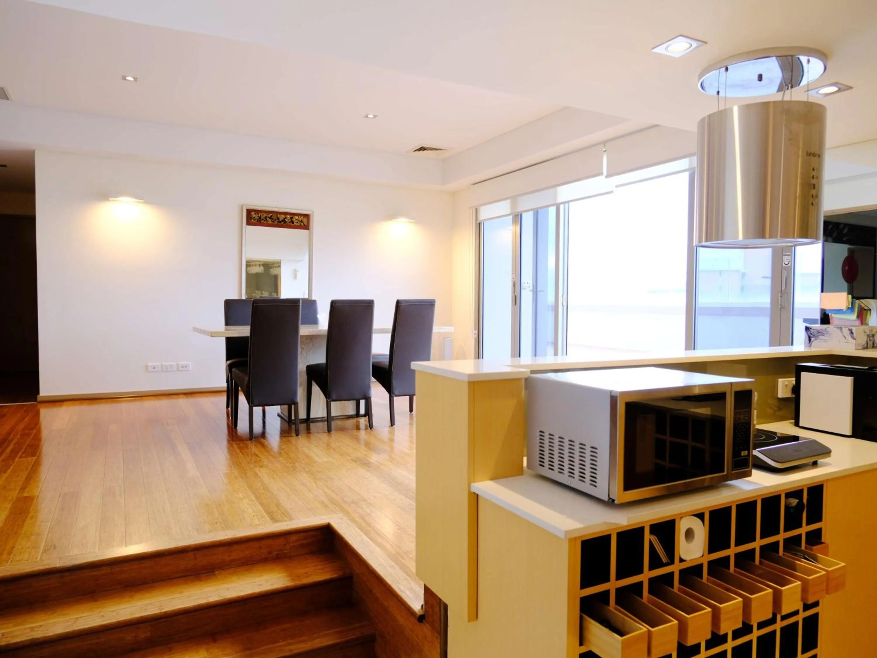 Dining area in Gallery Serviced Apartments