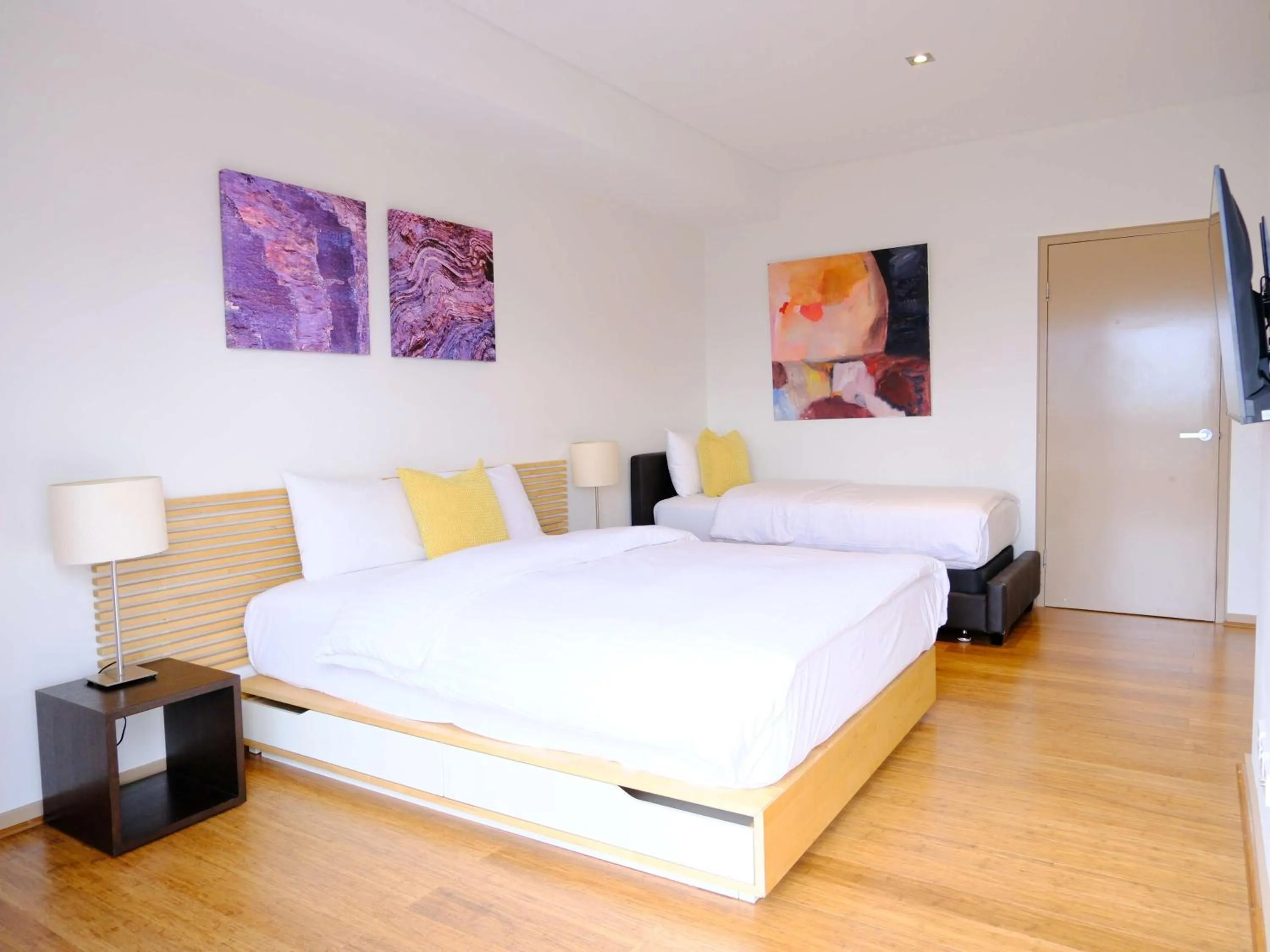 Bedroom, Bed in Gallery Serviced Apartments