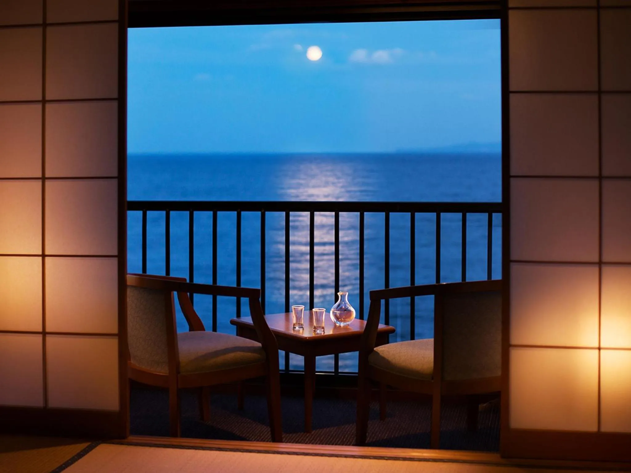 Sea view in Tsuruya Kisshotei