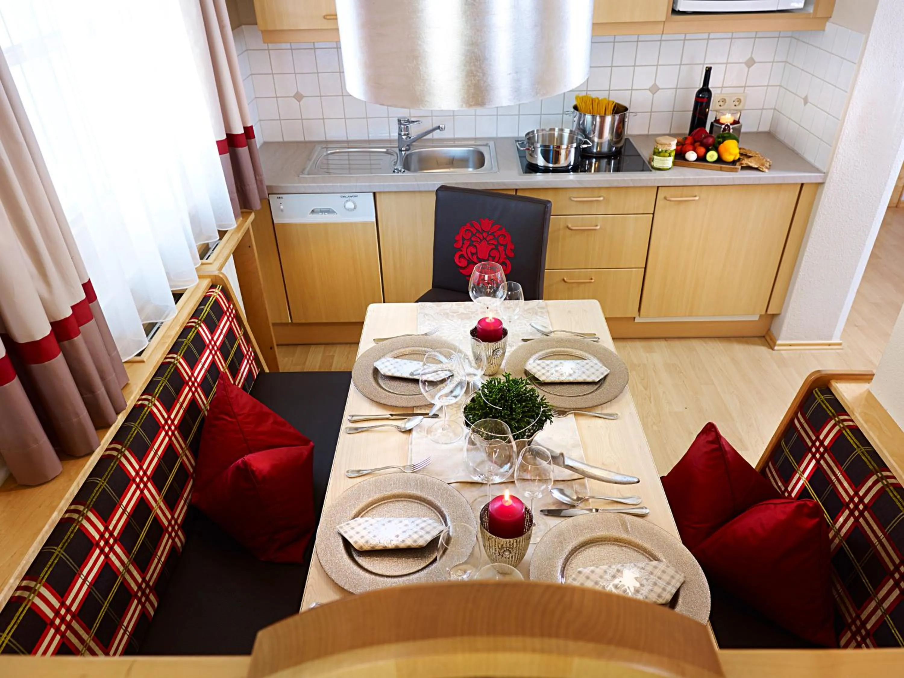 Kitchen or kitchenette in Apart Montanara