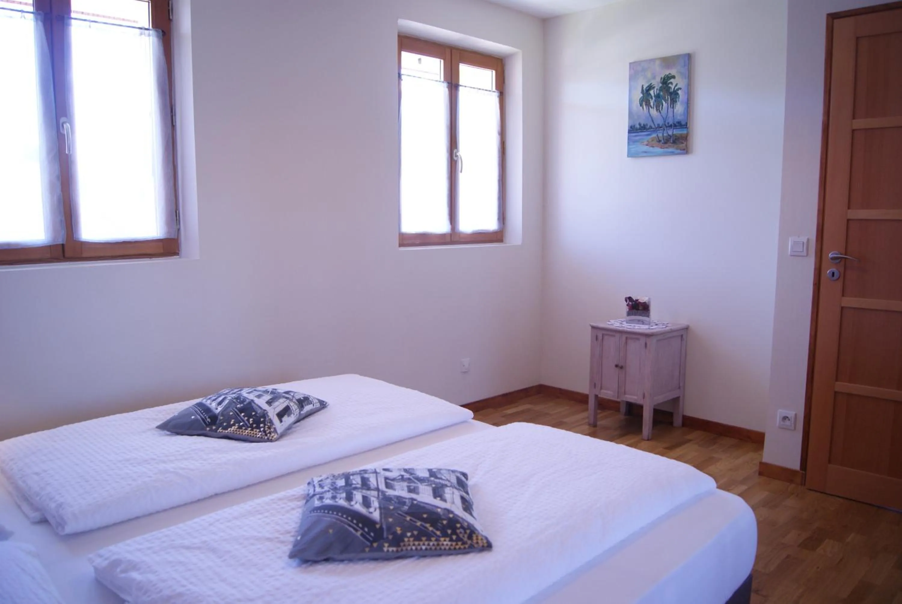 Bedroom, Bed in B&B Le Sourire du Lac