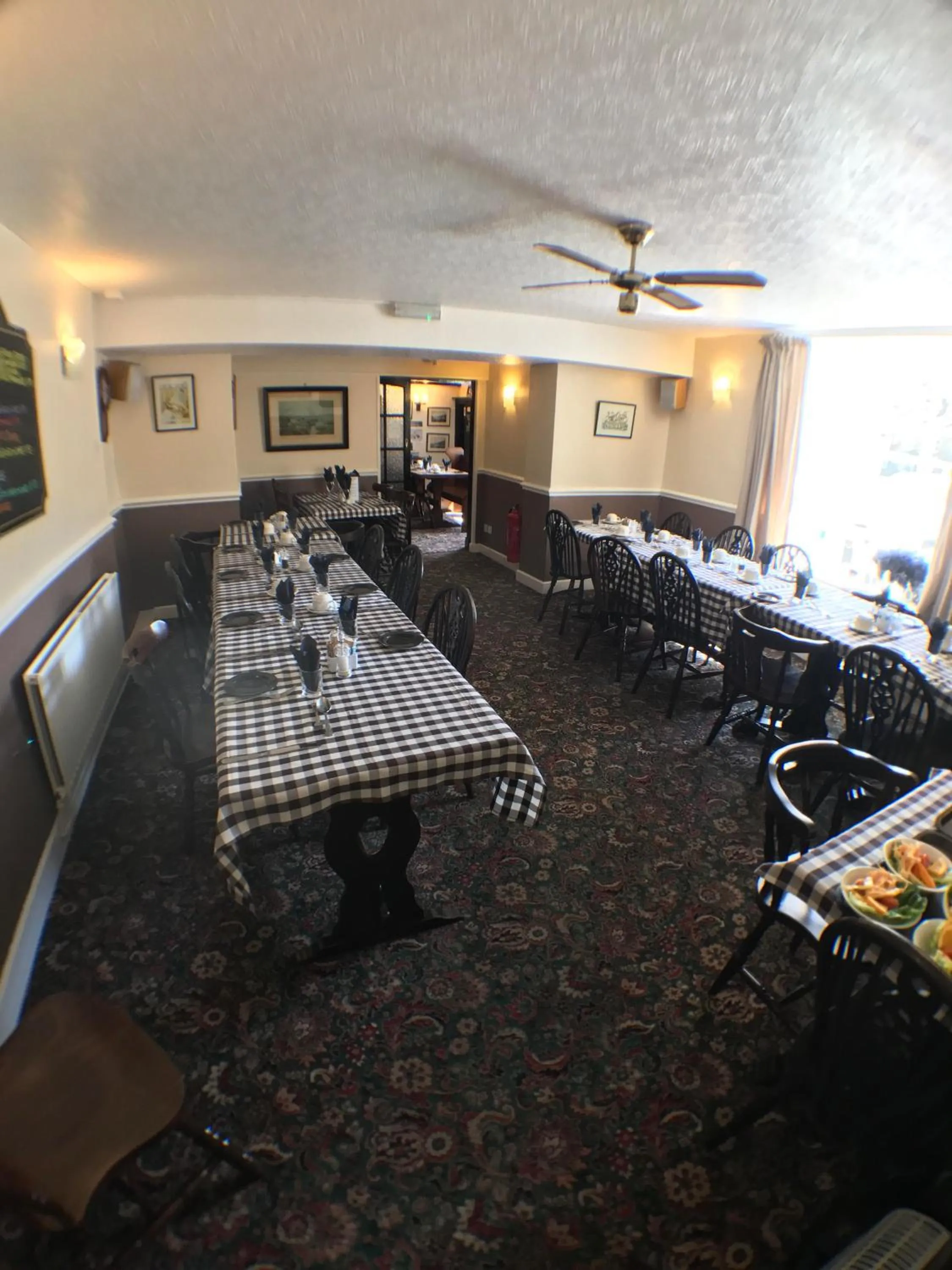 Dining area in The Fox & Hounds Inn