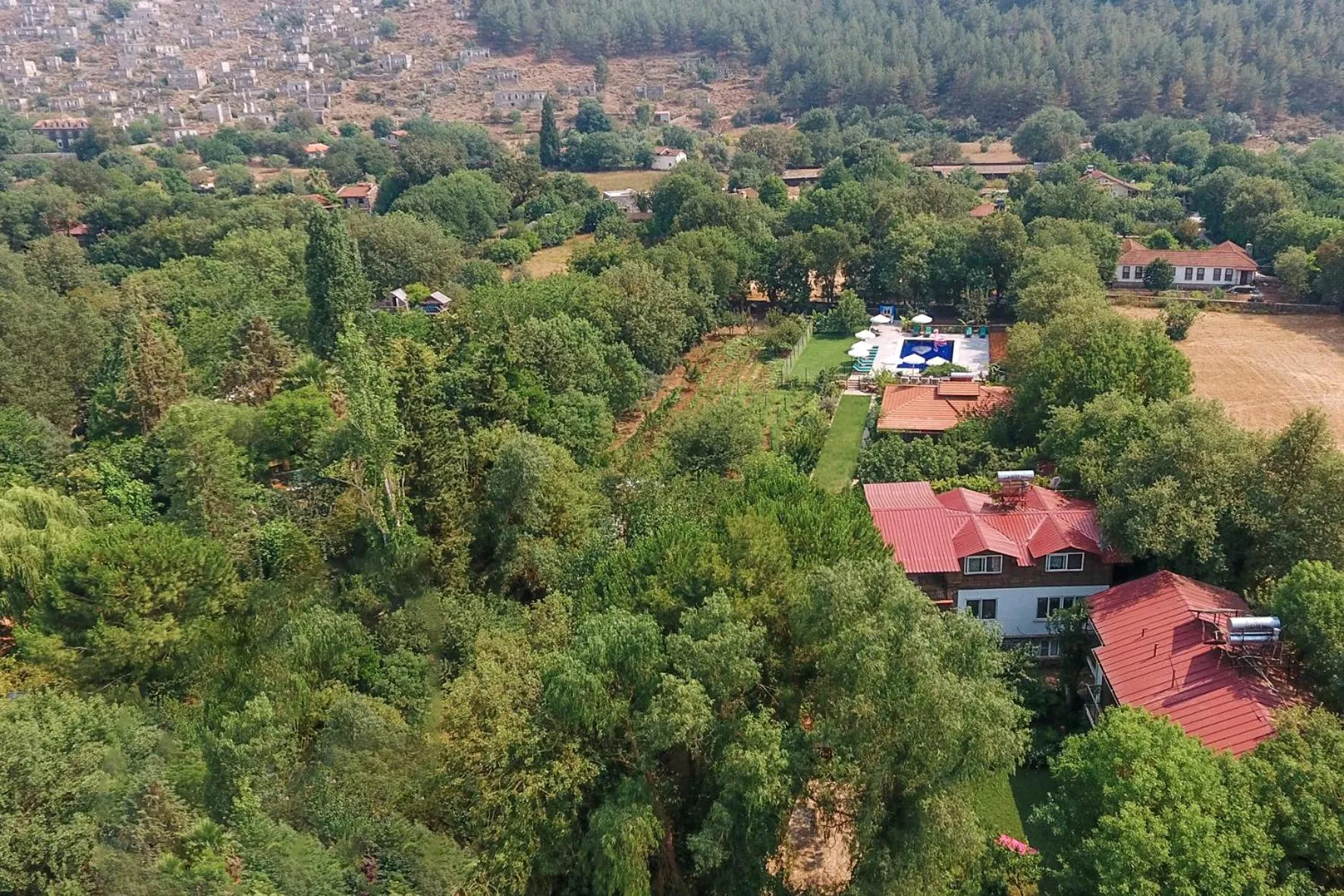 Bird's eye view in Pyramid Boutique Hotel