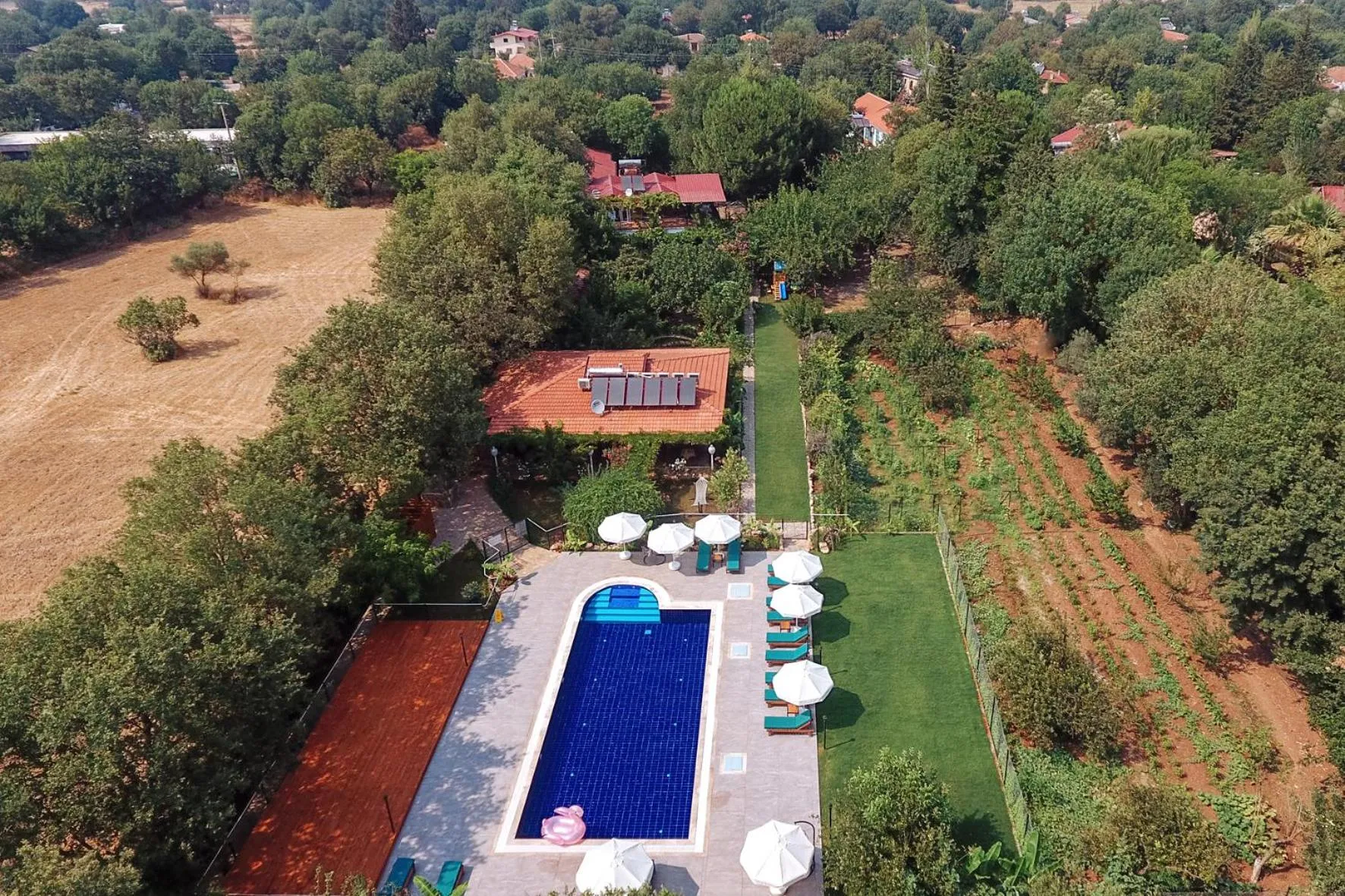 Bird's eye view in Pyramid Boutique Hotel