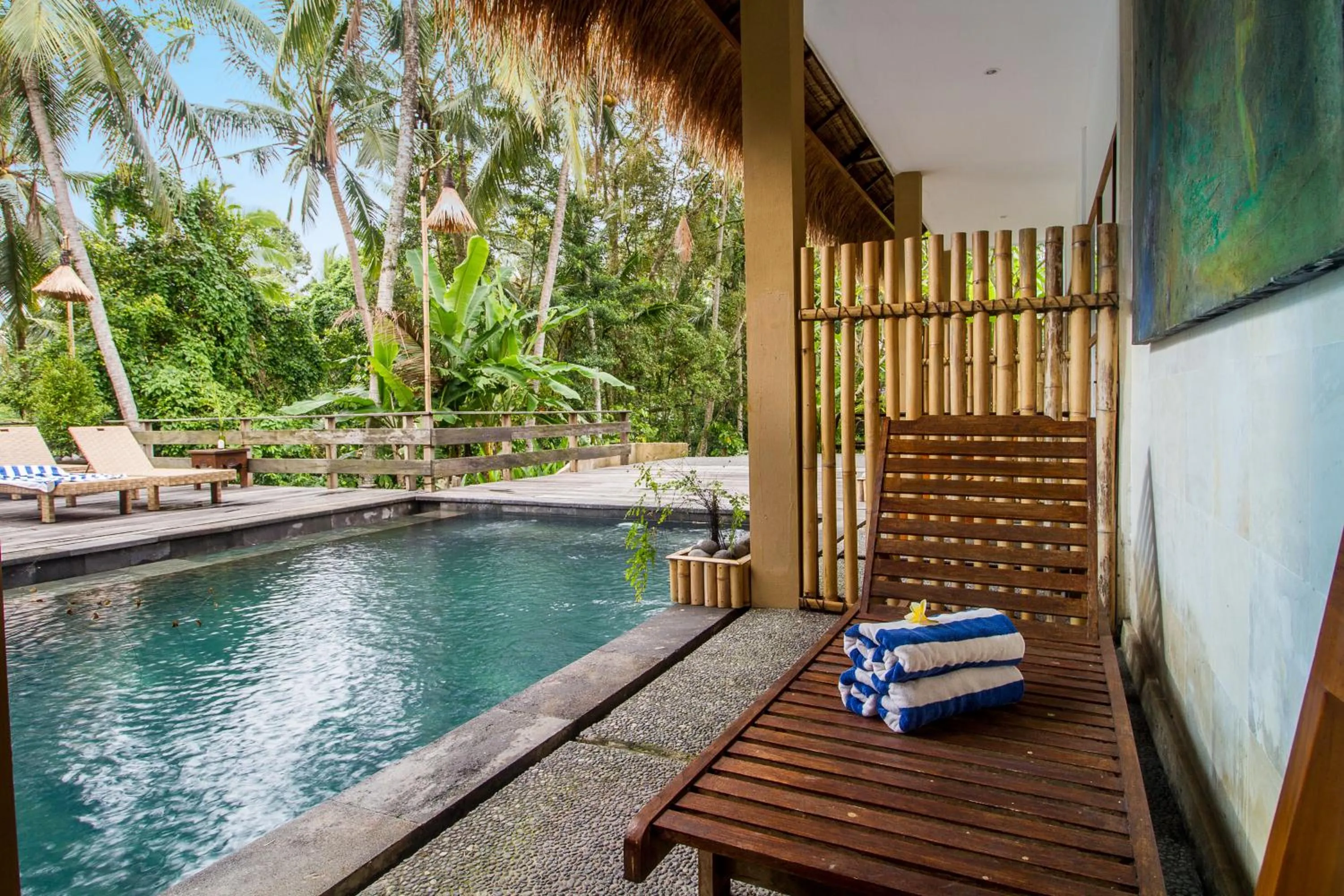 Pool view in Alam Sembuwuk Ubud