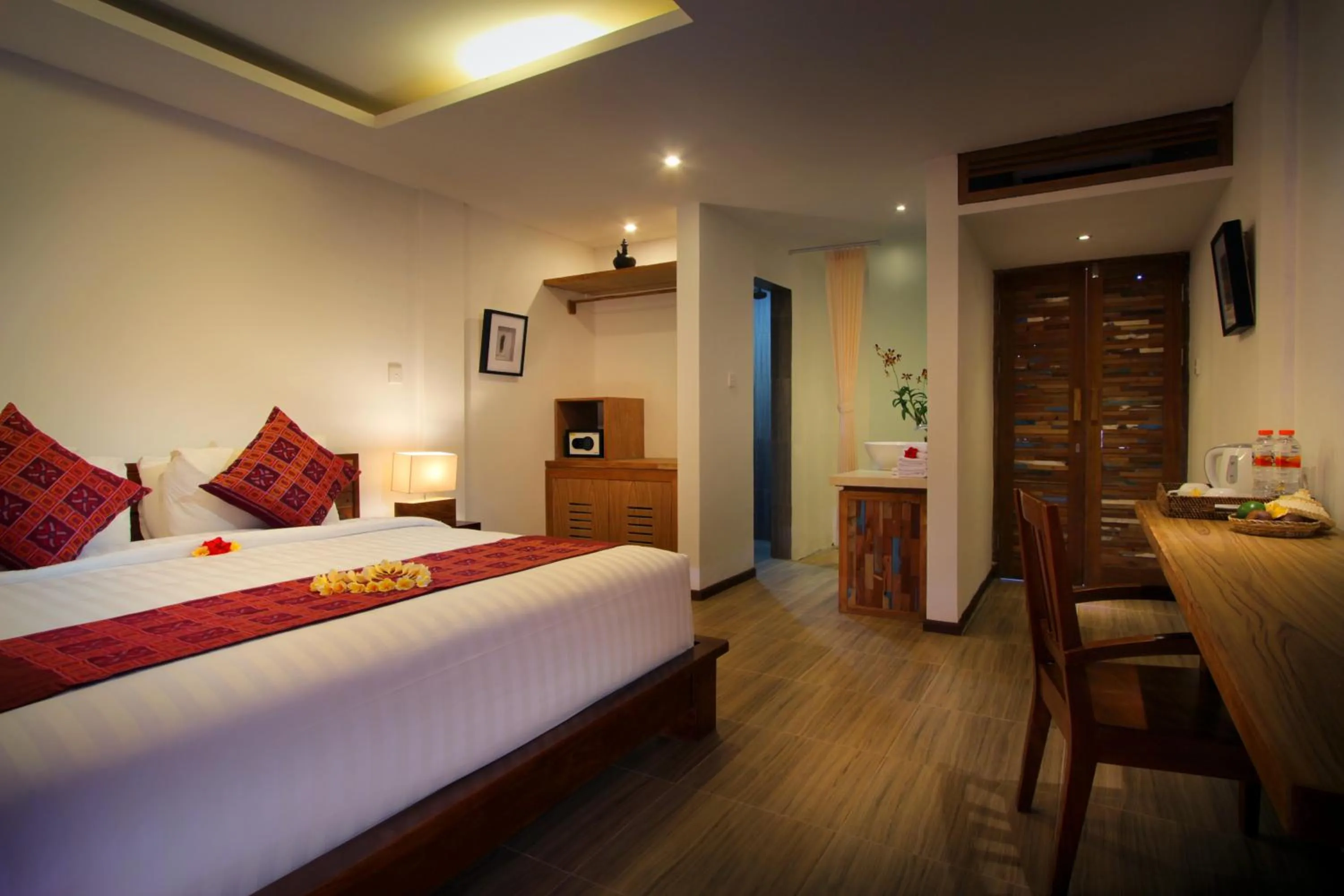 Dining area, Bed in Alam Sembuwuk Ubud