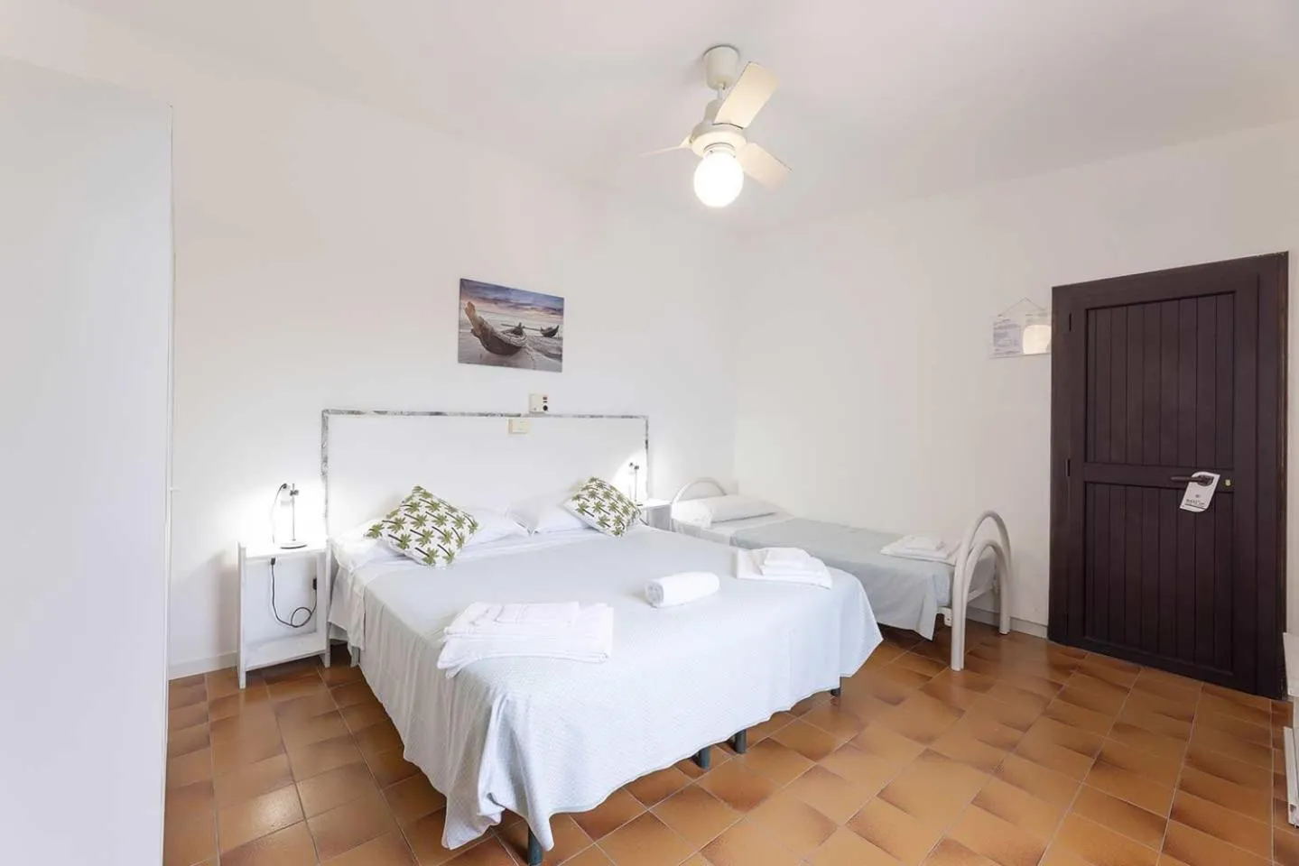 Bed in Hotel Le Ghiaie