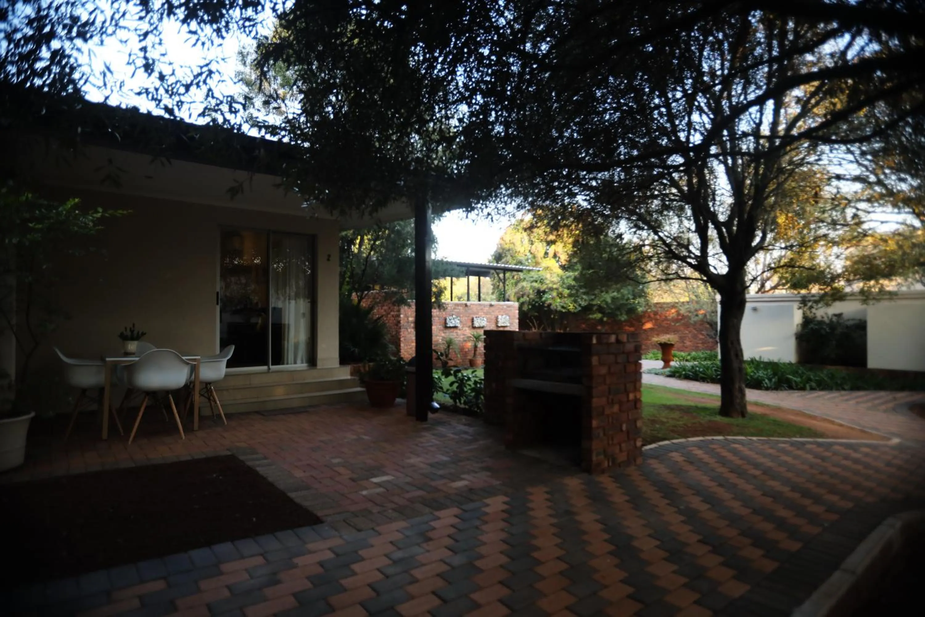 Patio in Andante Lodge