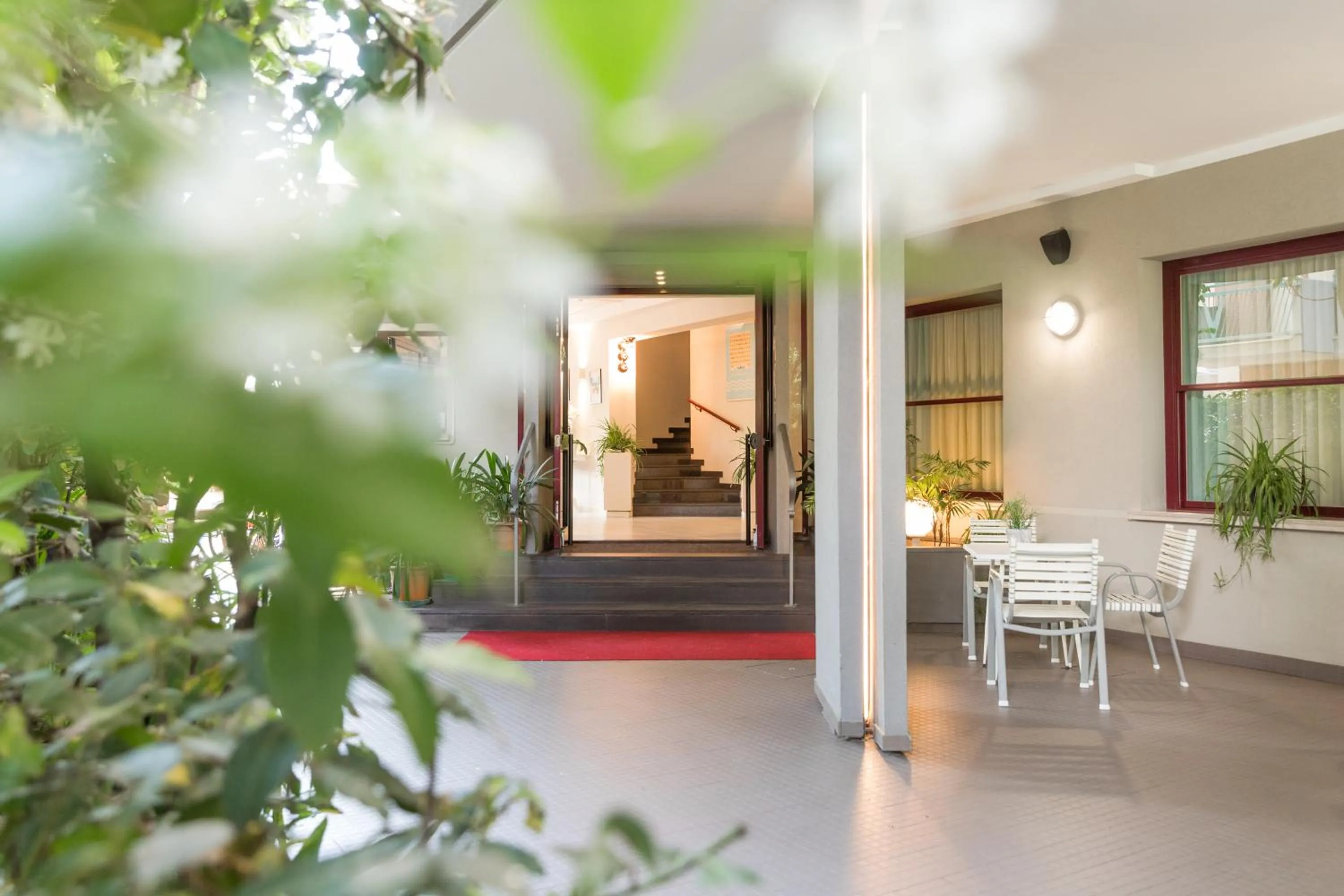 Patio in Hotel Parini