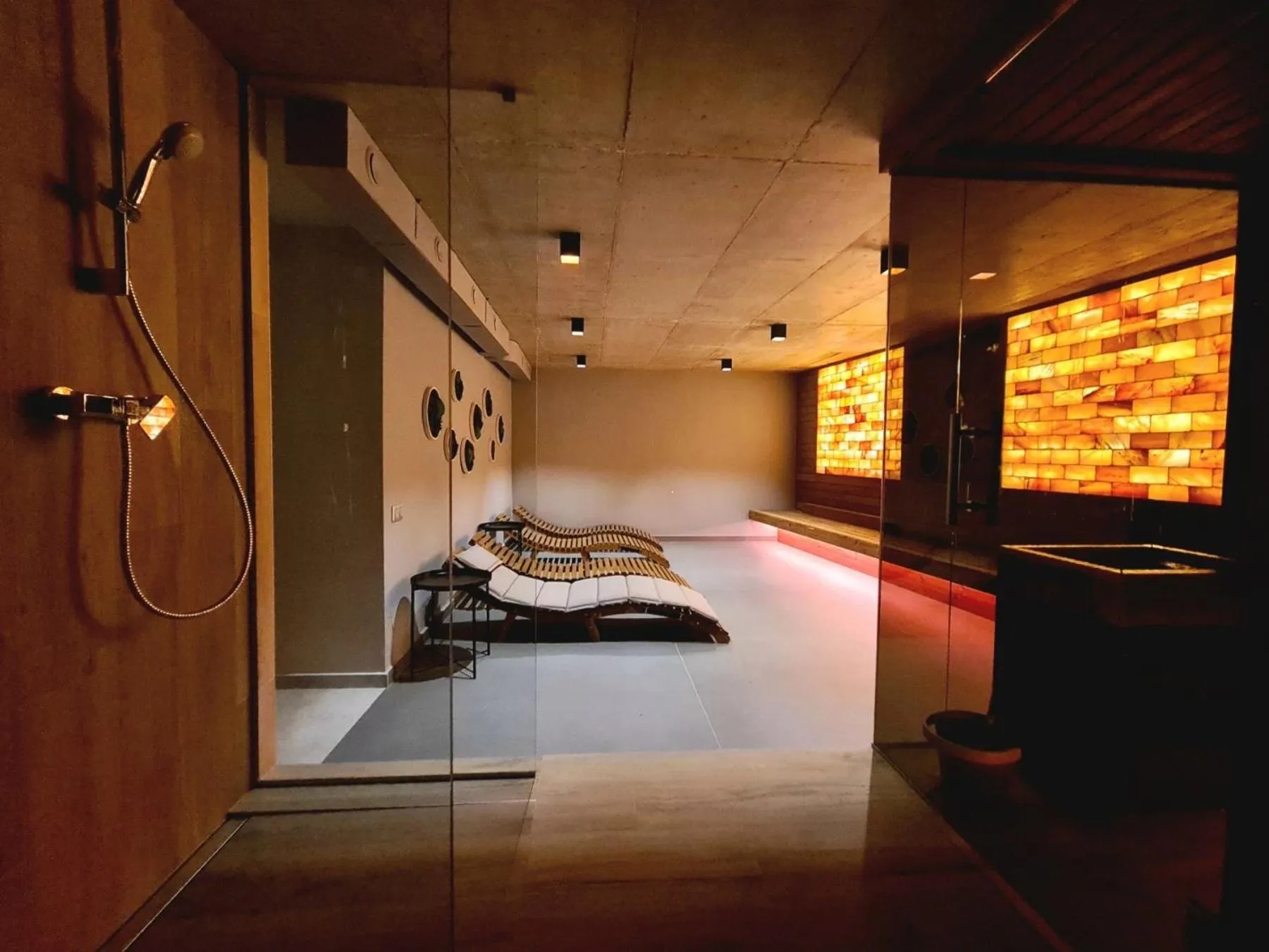 Sauna in Barackvirág Apartmanház