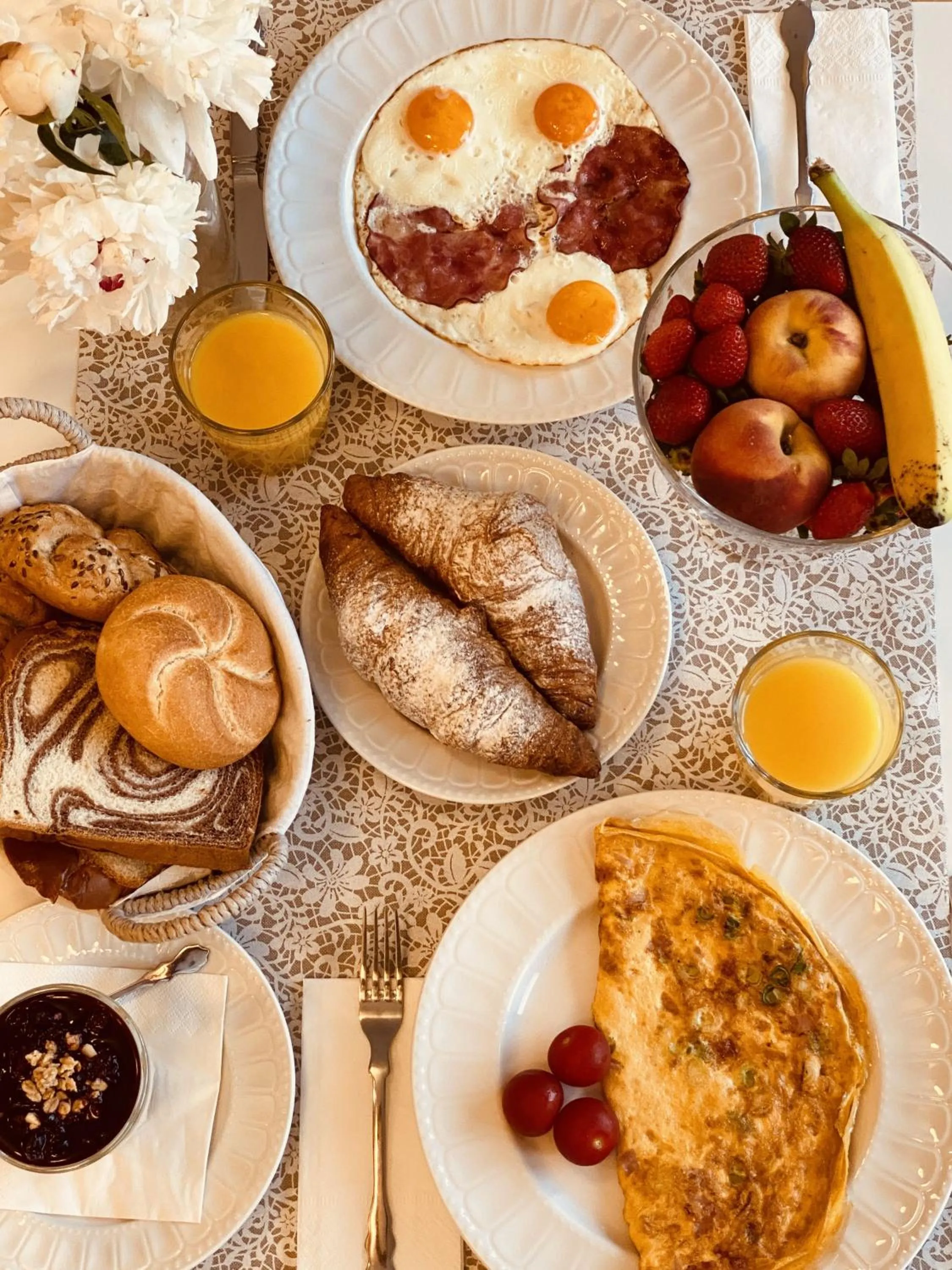 Food and drinks in Barackvirág Apartmanház