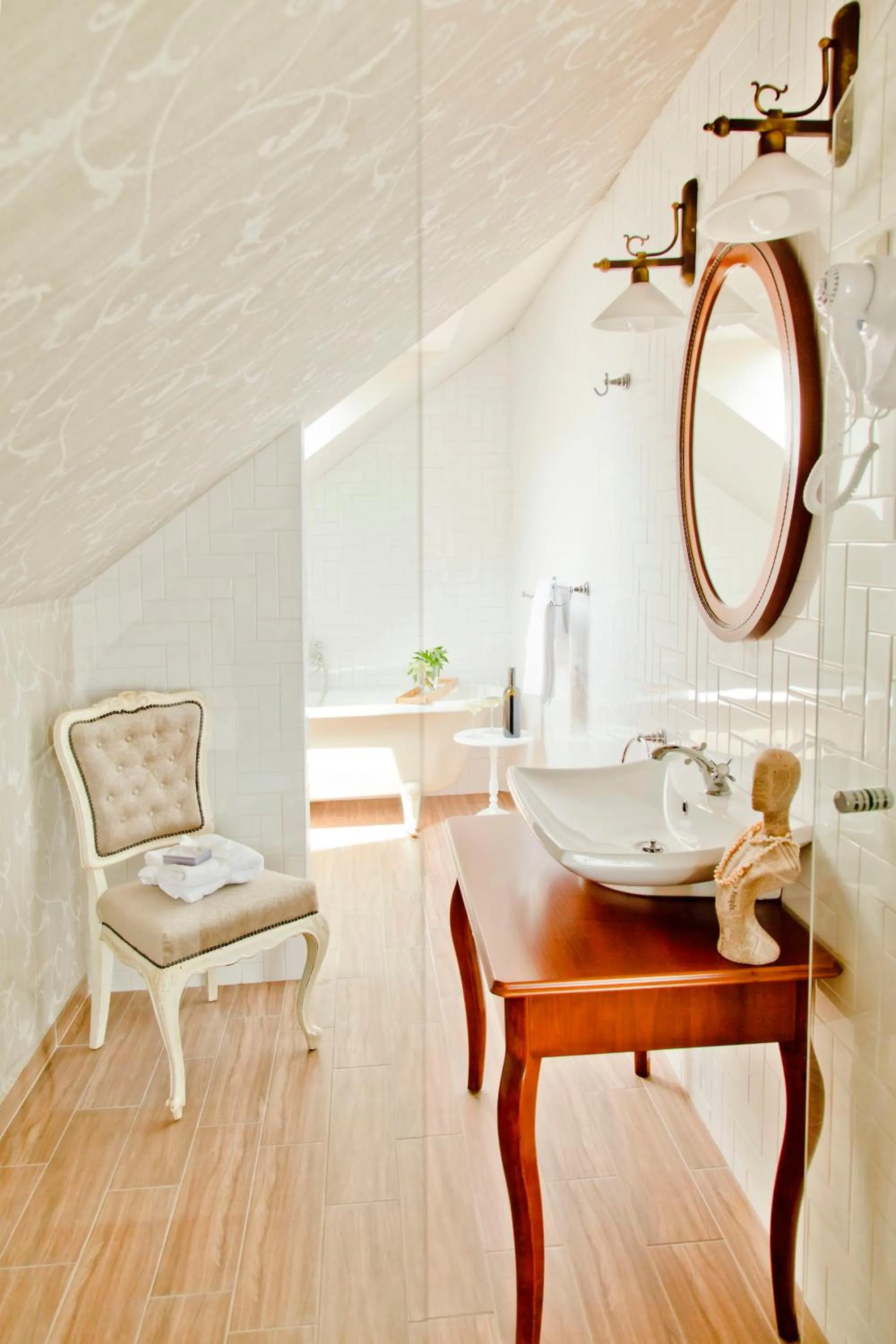 Bathroom in Barackvirág Apartmanház