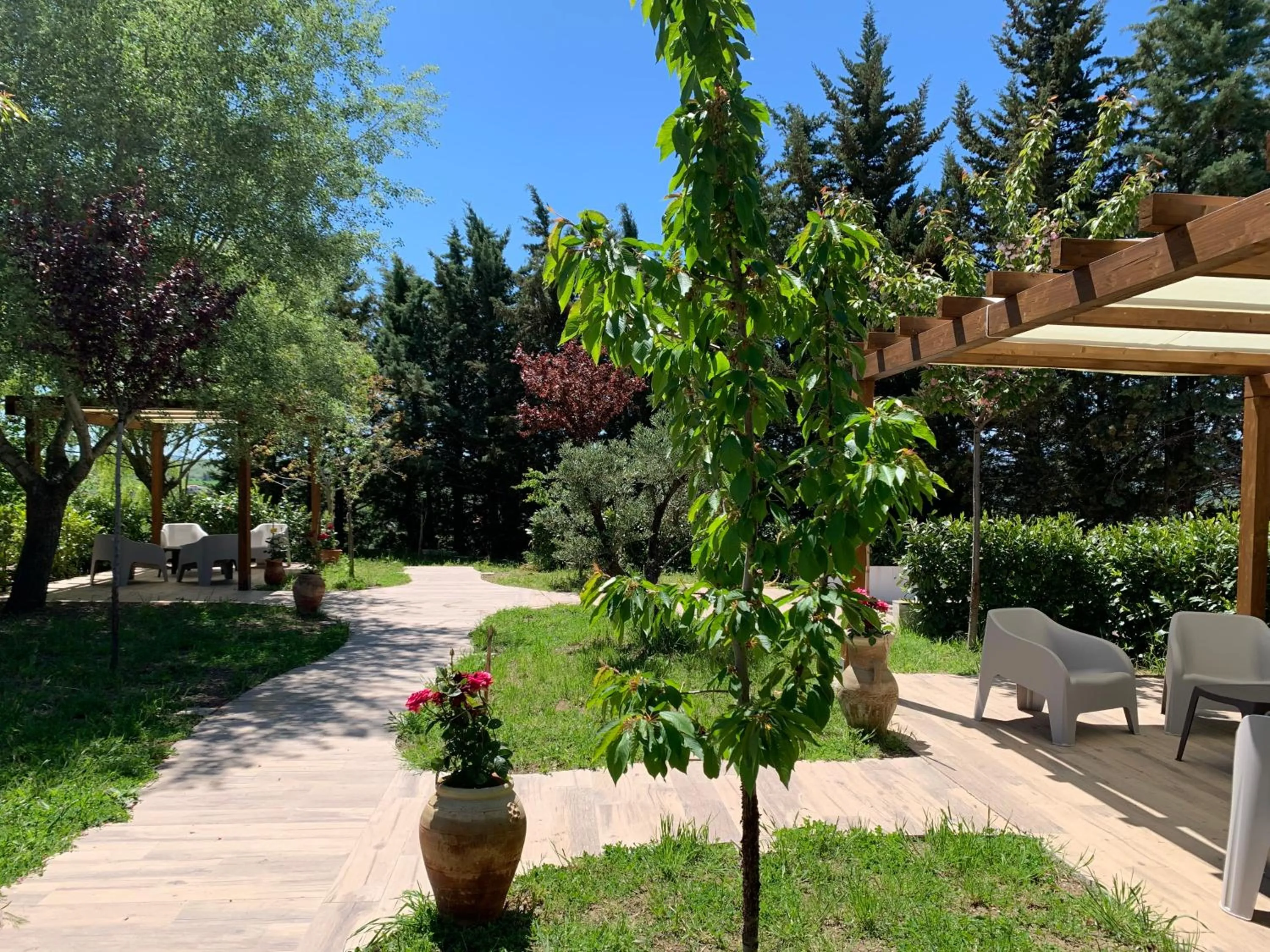 Garden in B&B Le Quercigliole