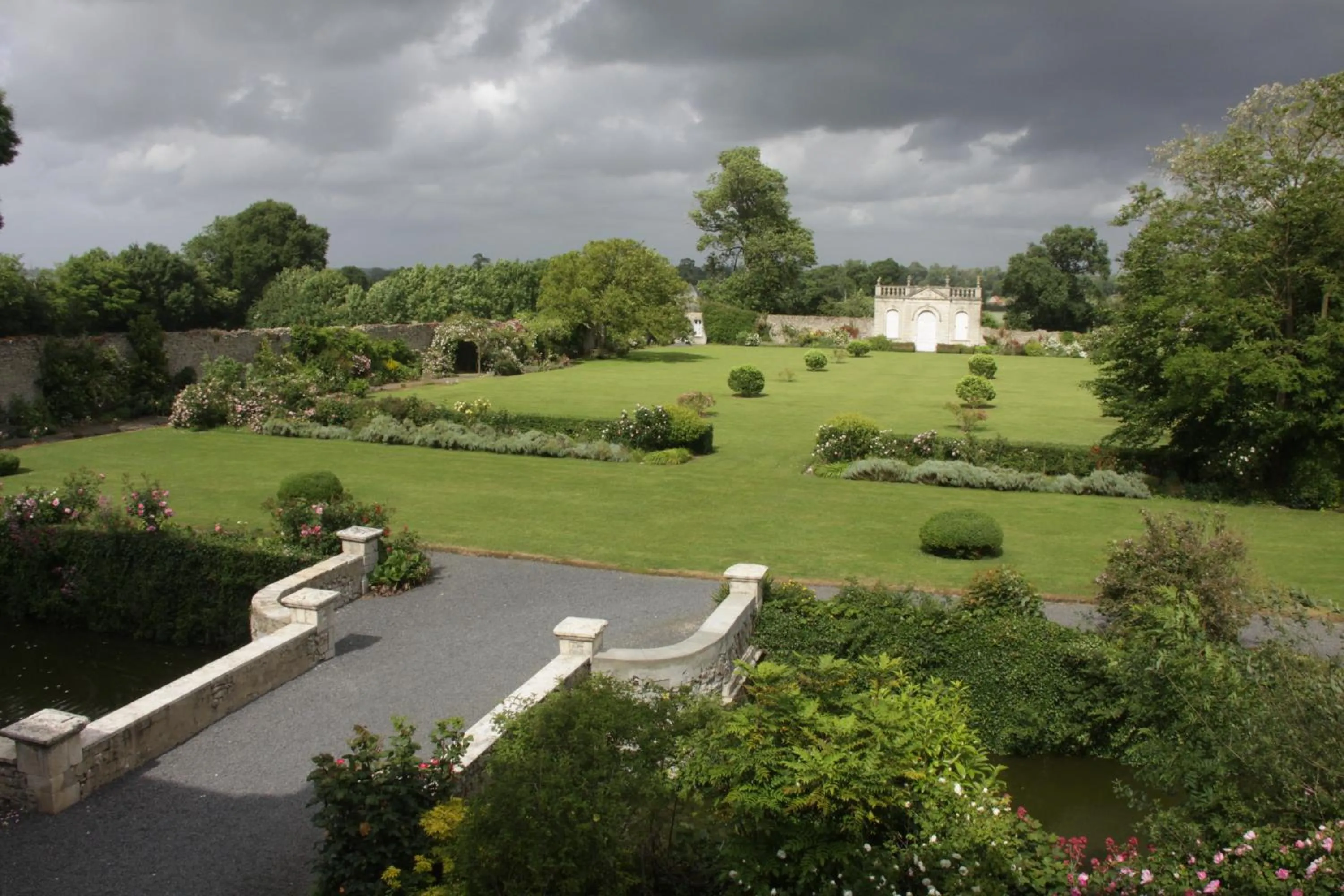 Garden in Chateau de Vouilly