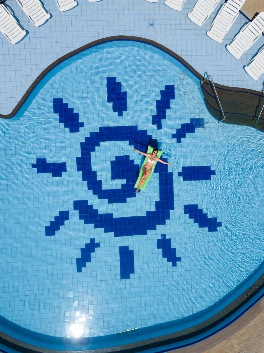 Swimming pool in Machadinho Thermas Resort SPA